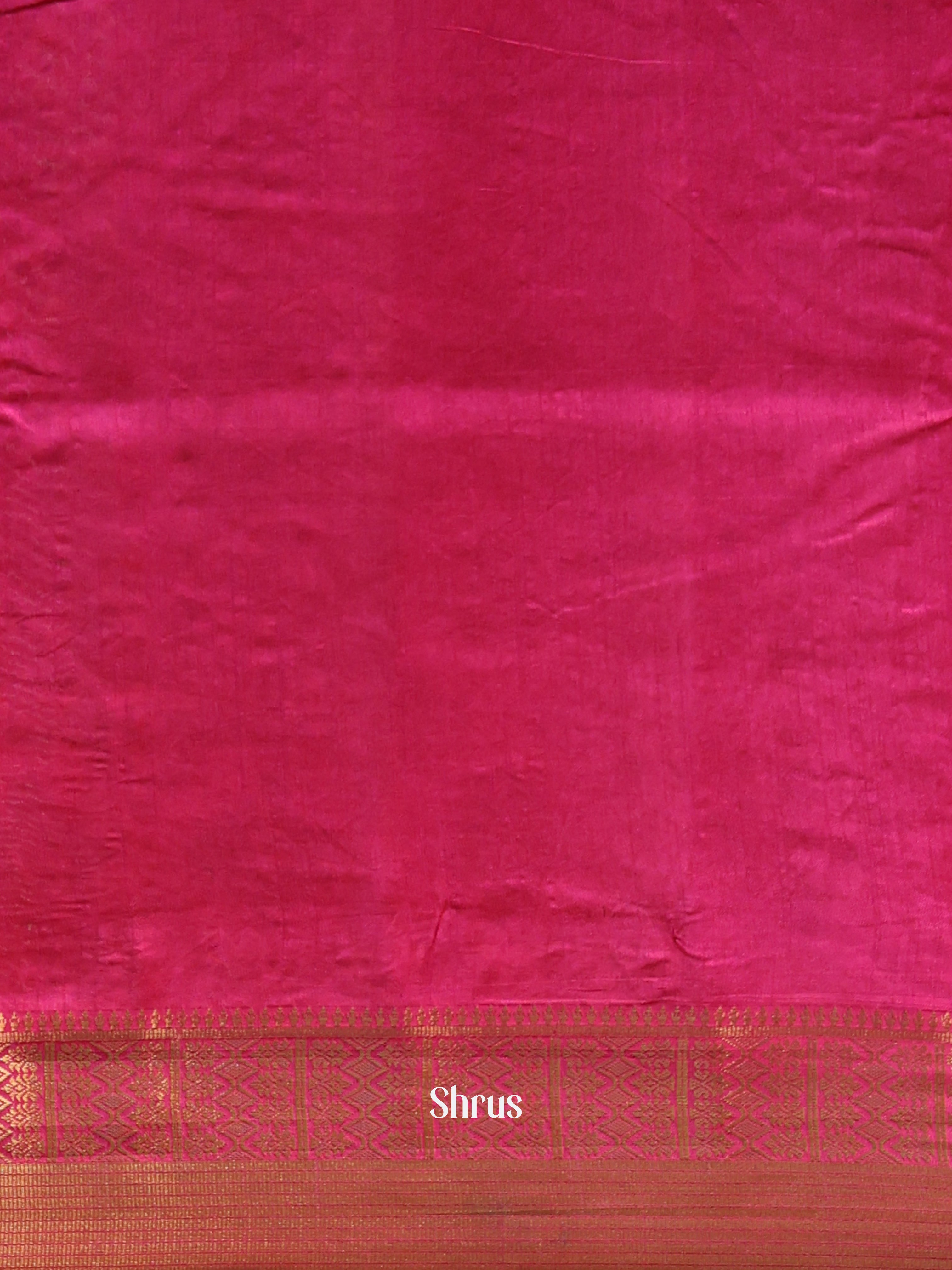 Purple & Pink - Semi Patola Saree - Shop on Shrus.com
