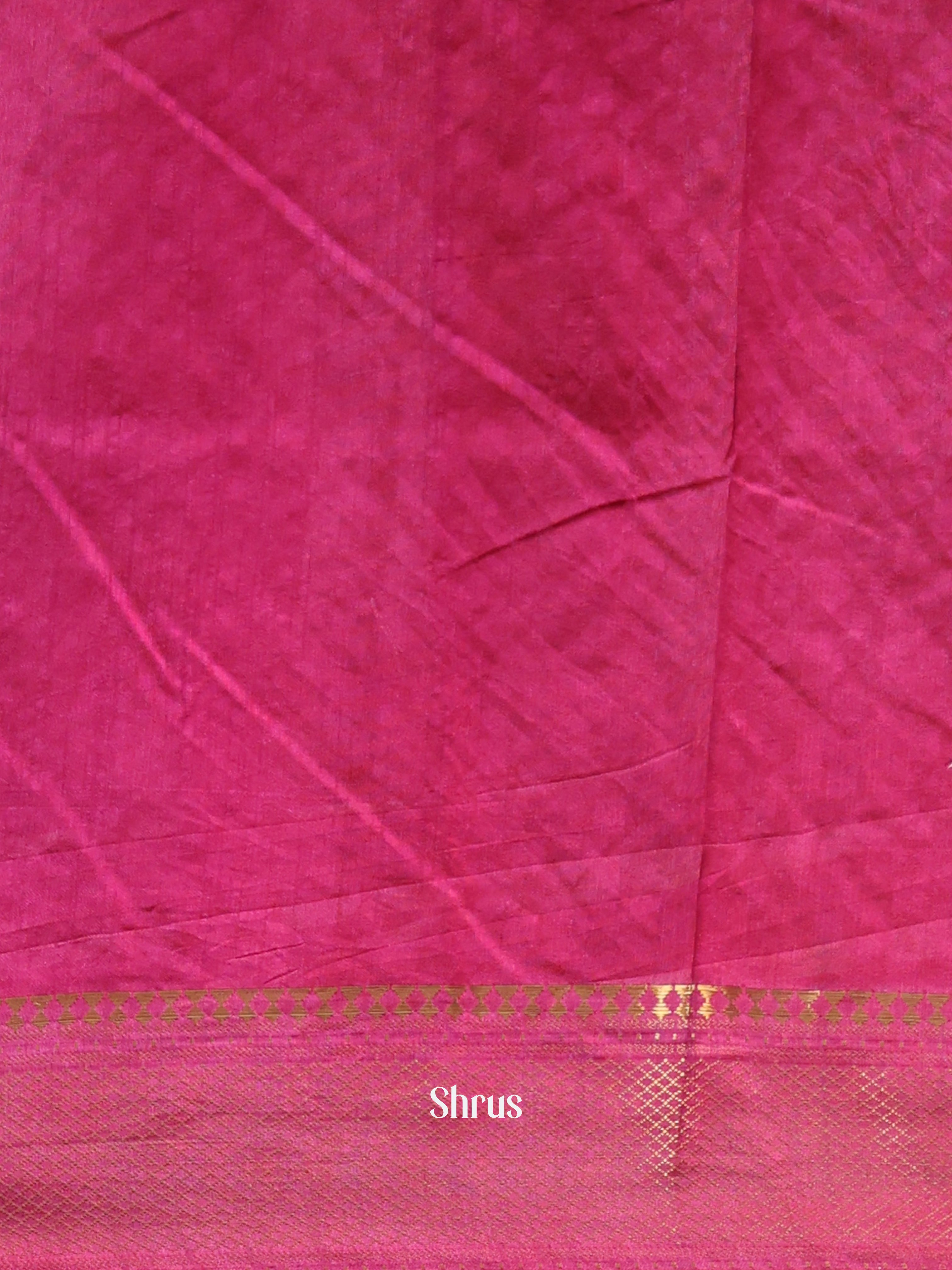 Purple & Pink - Semi Patola Saree - Shop on Shrus.com