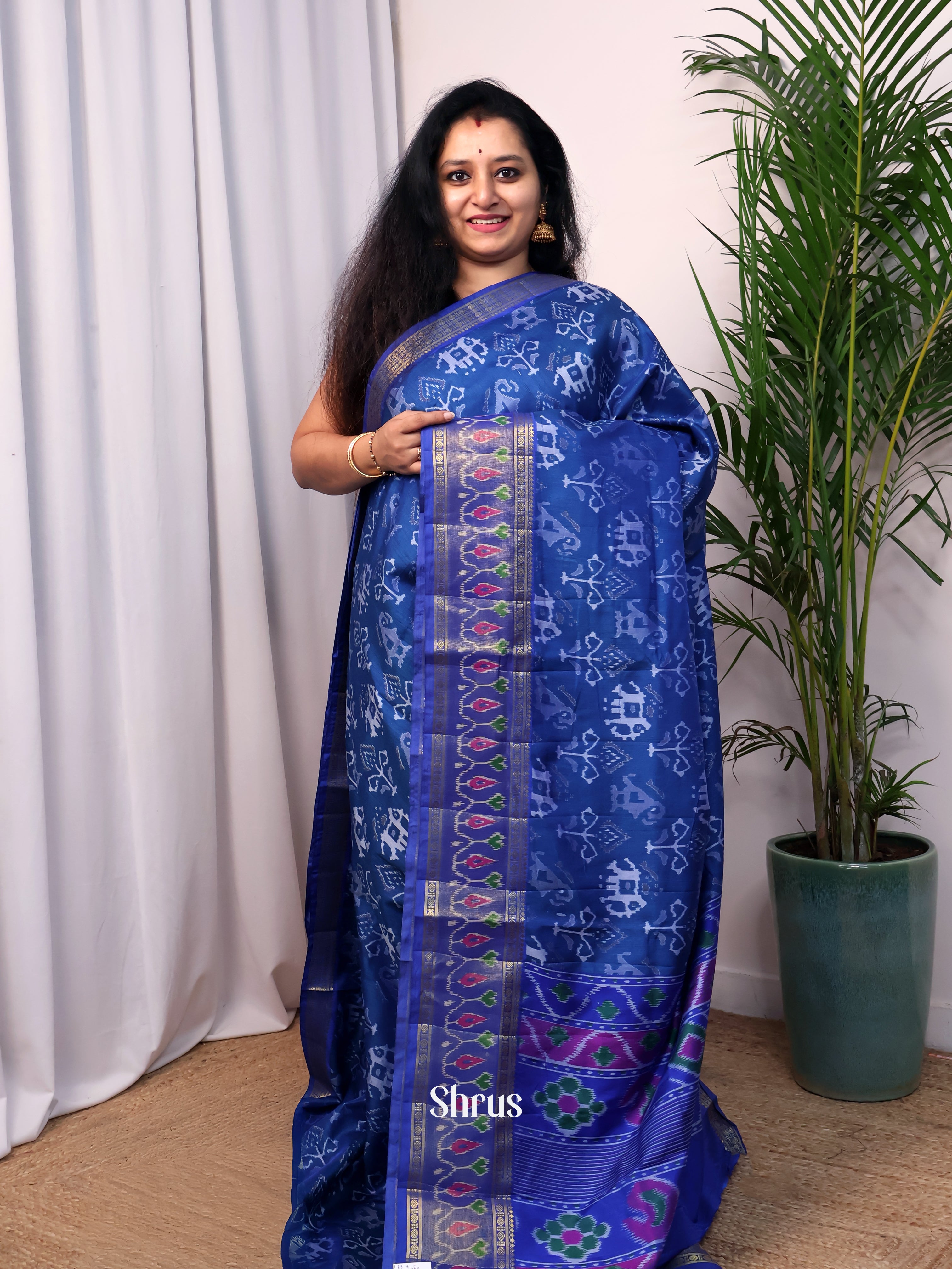 CJS23041 - Semi Patola Saree - Shop on Shrus.com
