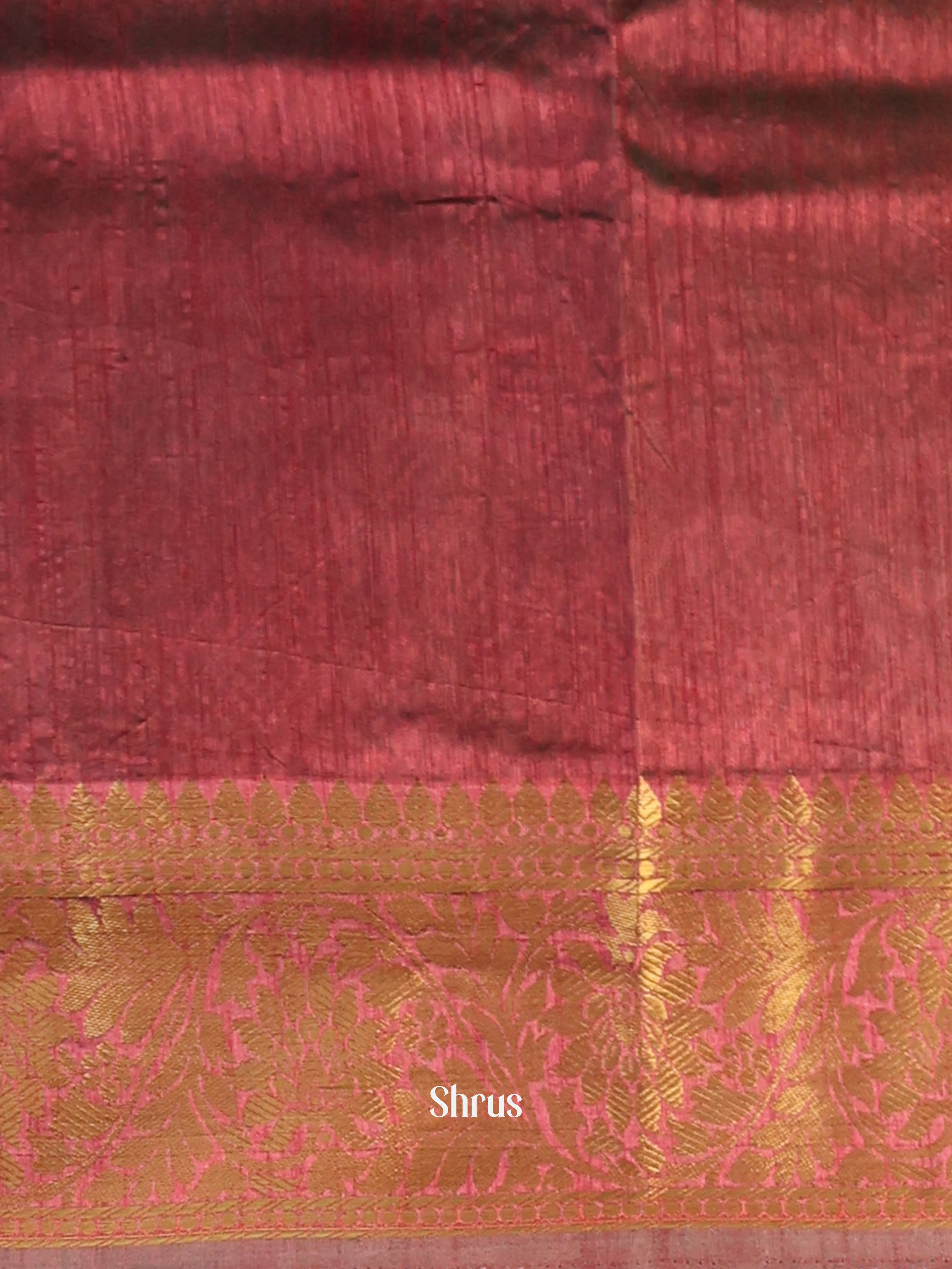 Green & Maroon - Semi Patola Saree - Shop on Shrus.com