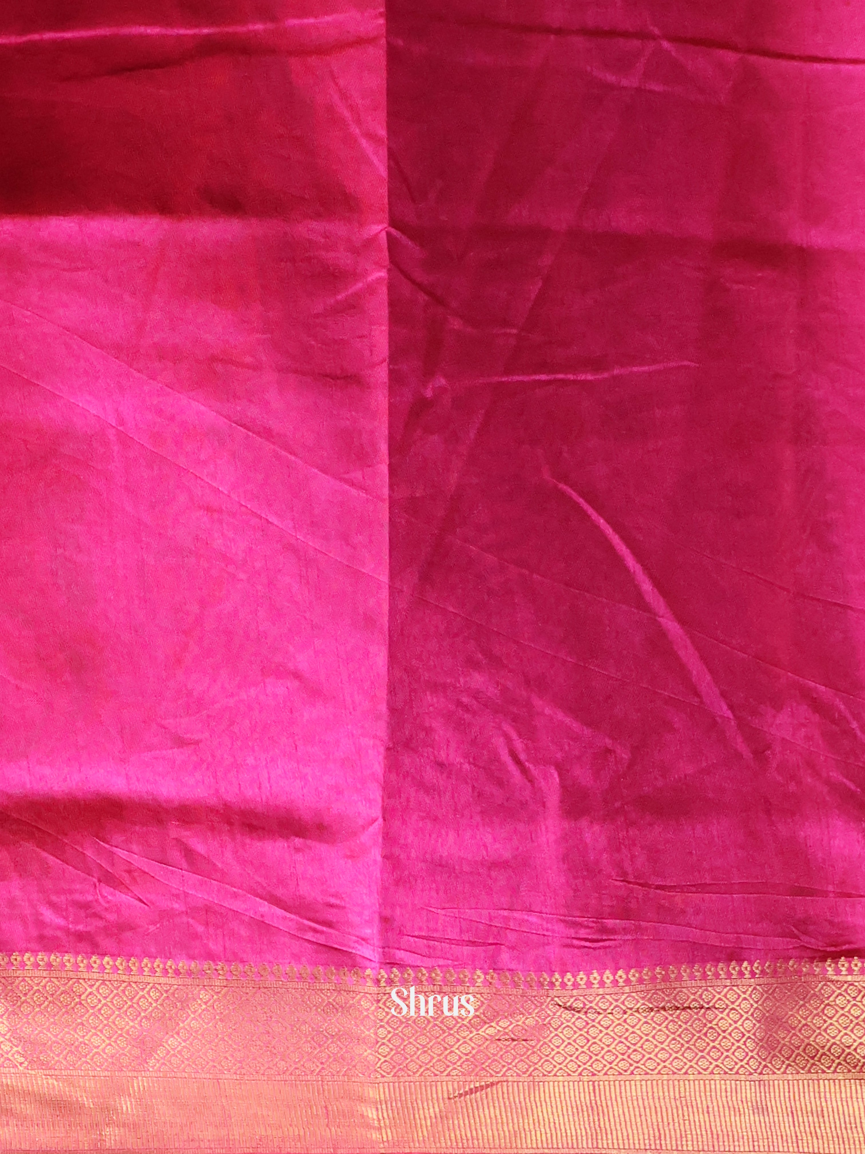 Purple & Pink- Semi Patola Saree - Shop on Shrus.com