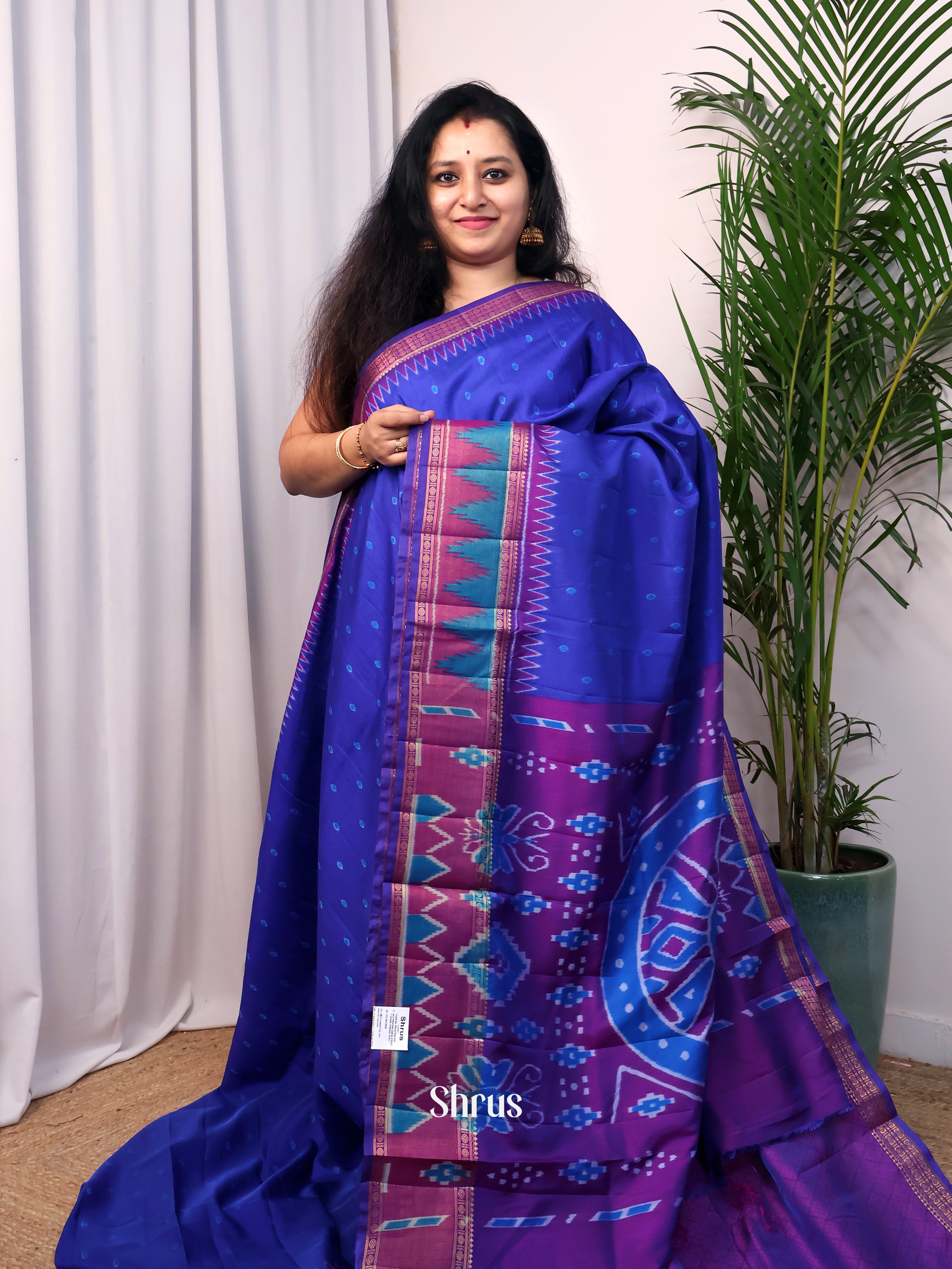 CJS23088 - Semi Patola Saree - Shop on Shrus.com