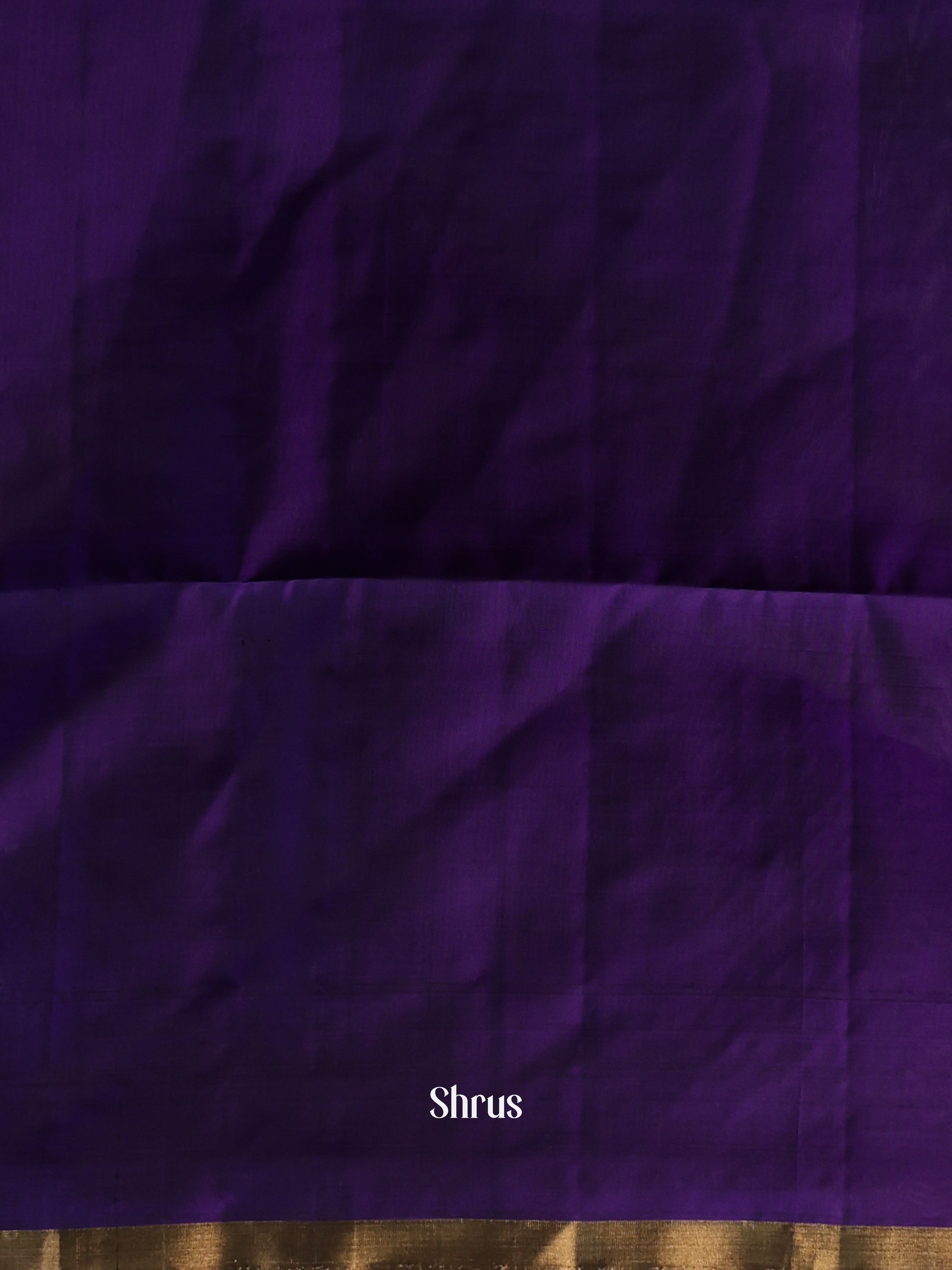 Purple - Soft Silk Saree - Shop on Shrus.com