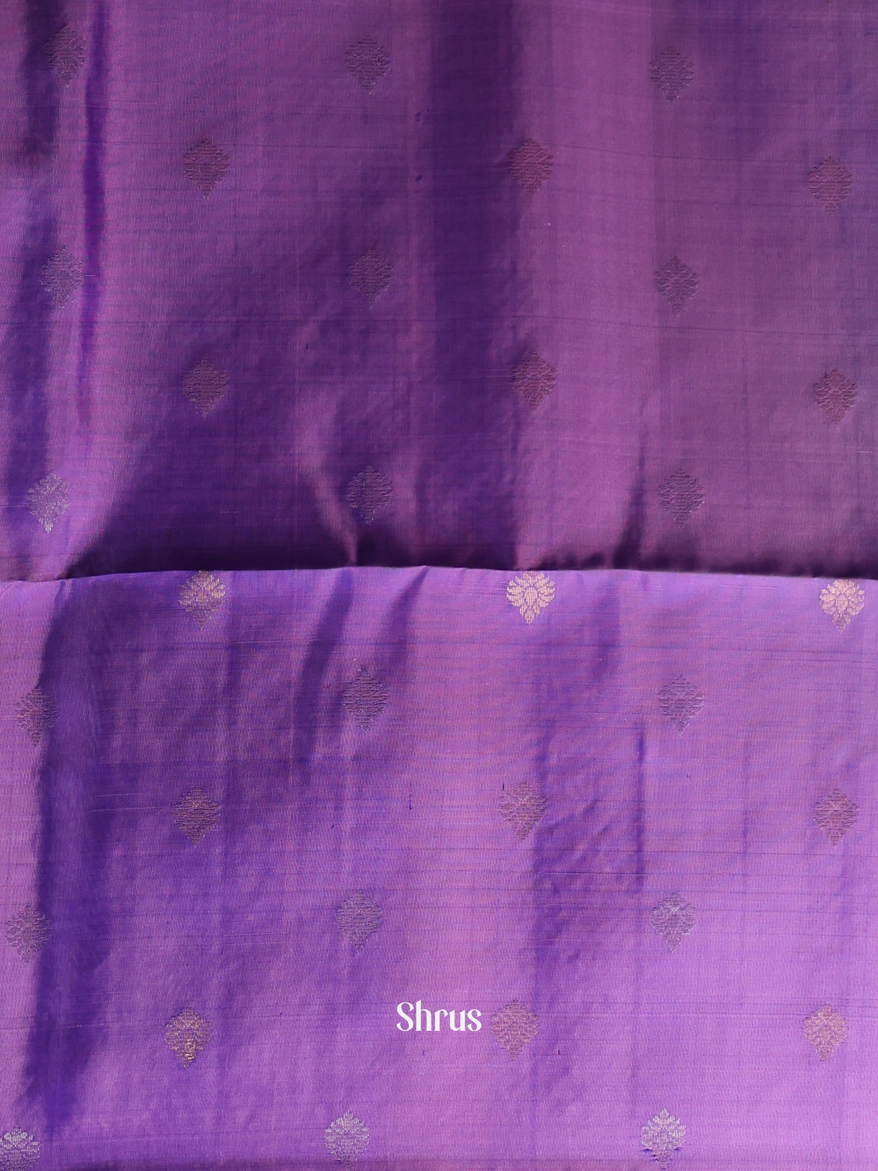 Violet & Purple- Soft Silk Saree - Shop on Shrus.com