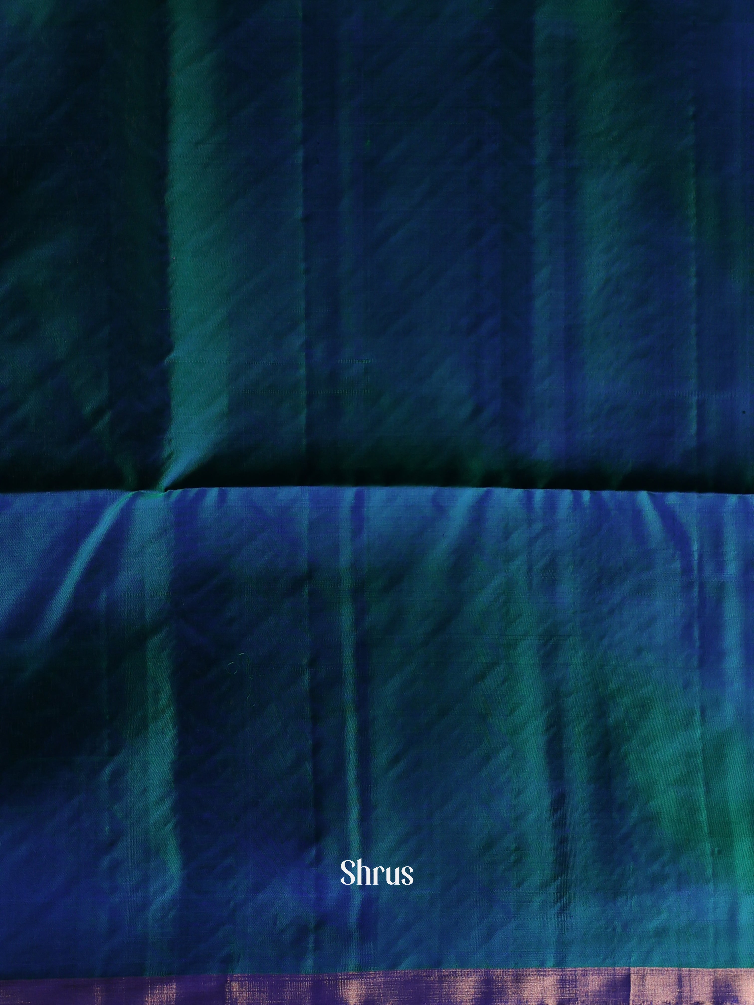 Purple & Blue - Soft Silk Saree - Shop on Shrus.com