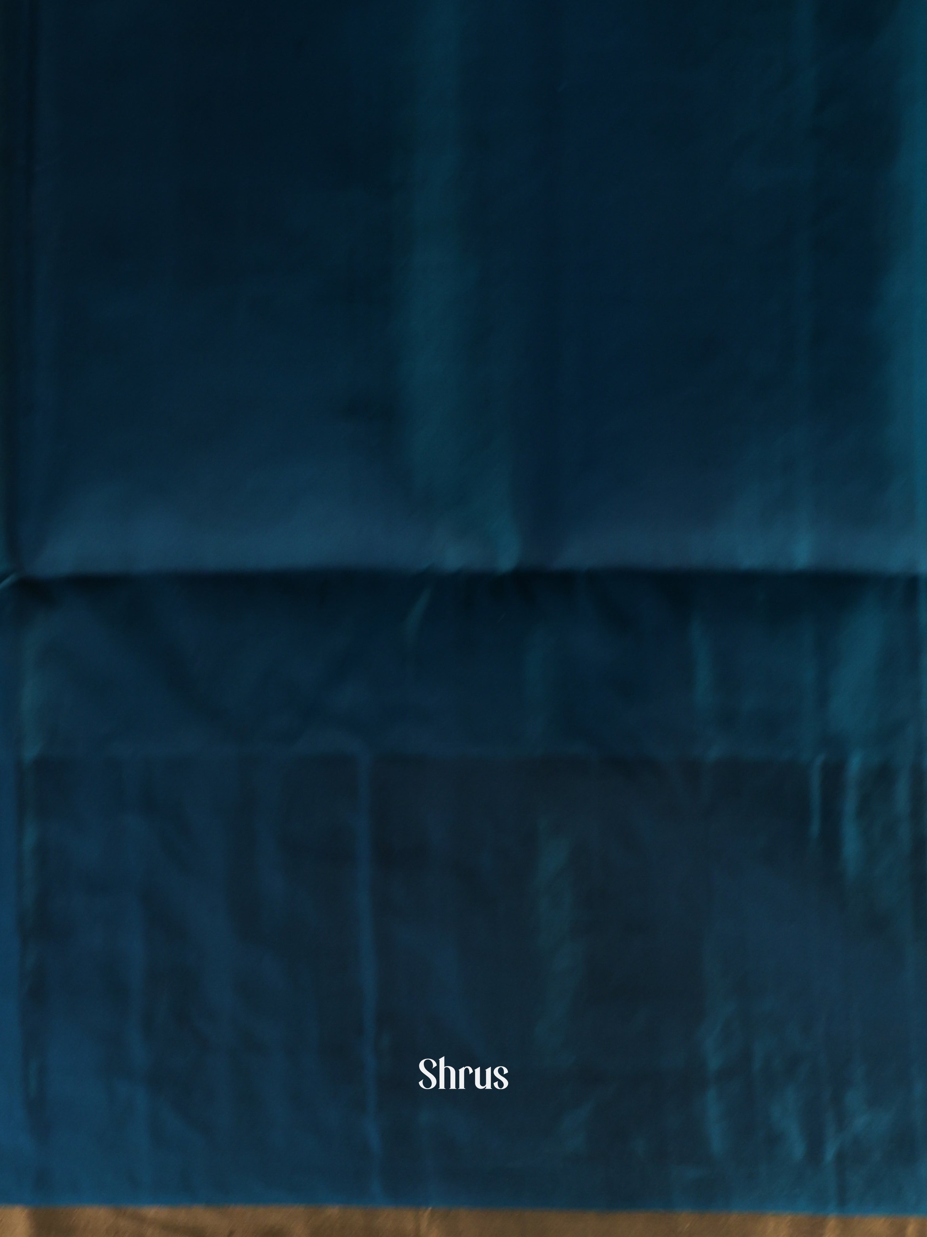 Rust & Blue - Soft Silk Saree - Shop on Shrus.com