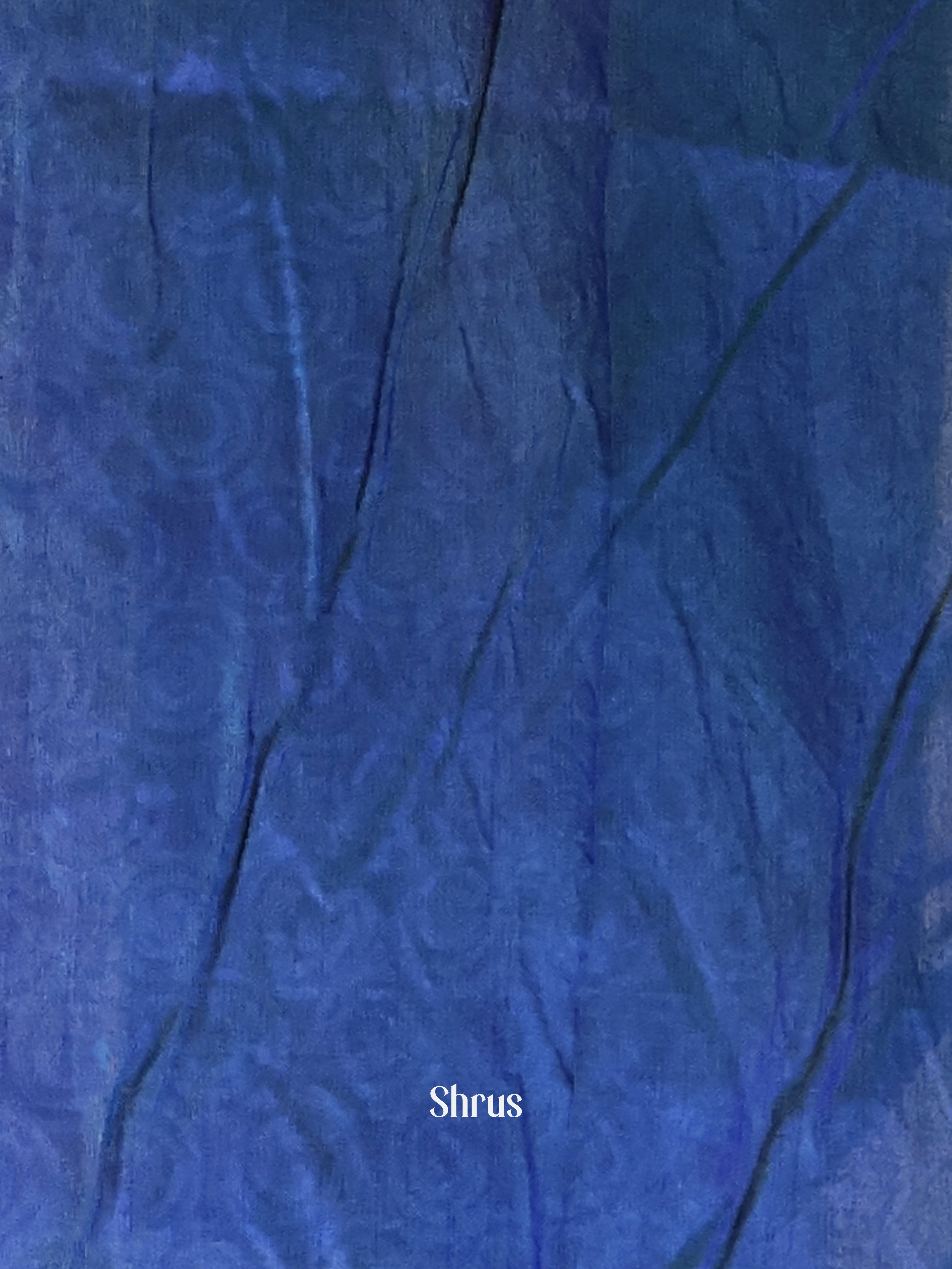 Blue - Semi Patola Saree - Shop on Shrus.com