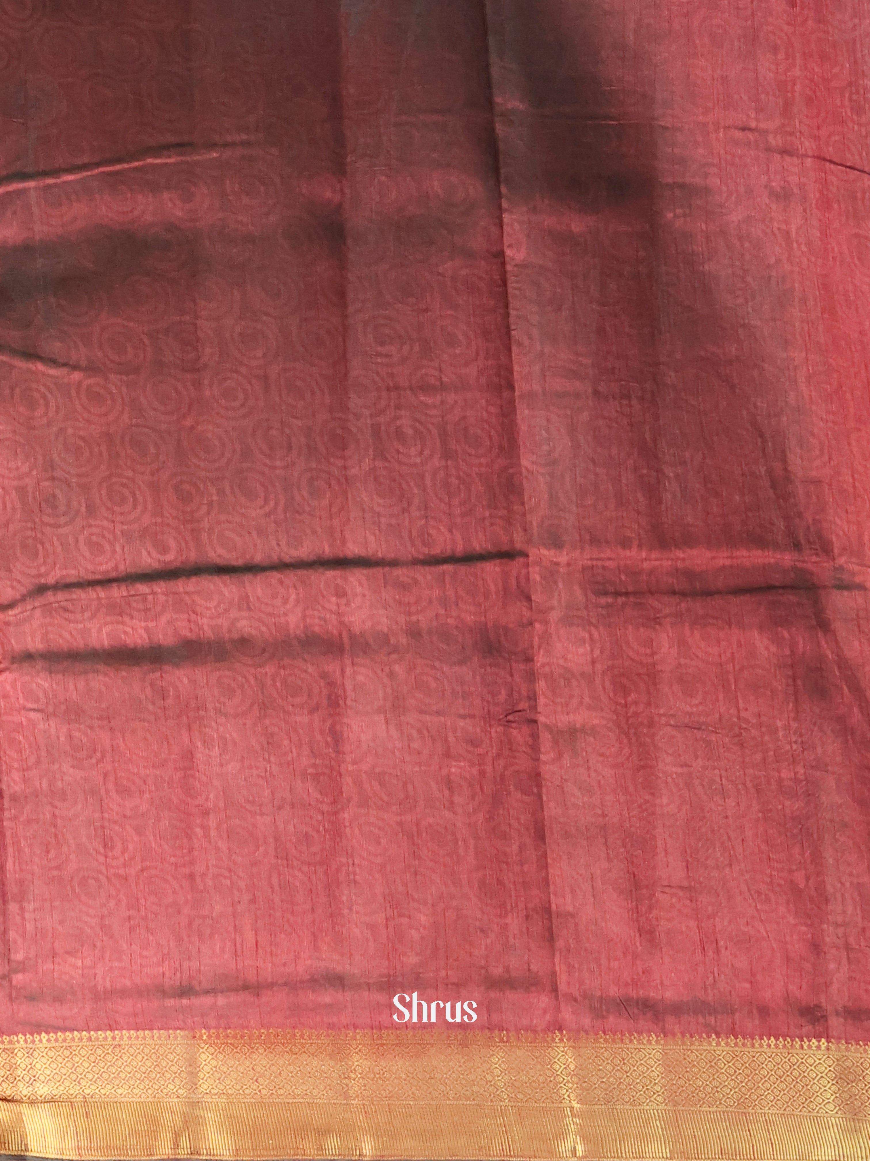Green & Brown - Semi Patola Saree - Shop on Shrus.com
