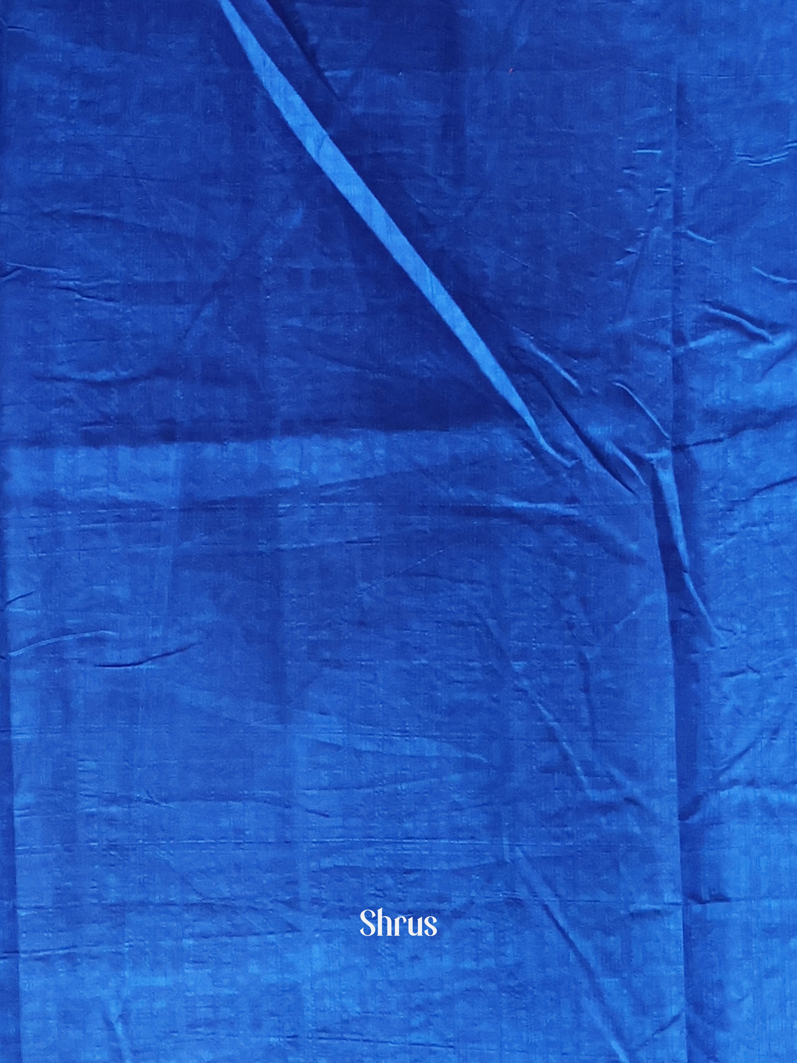 Blue - Semi Patola Saree - Shop on Shrus.com