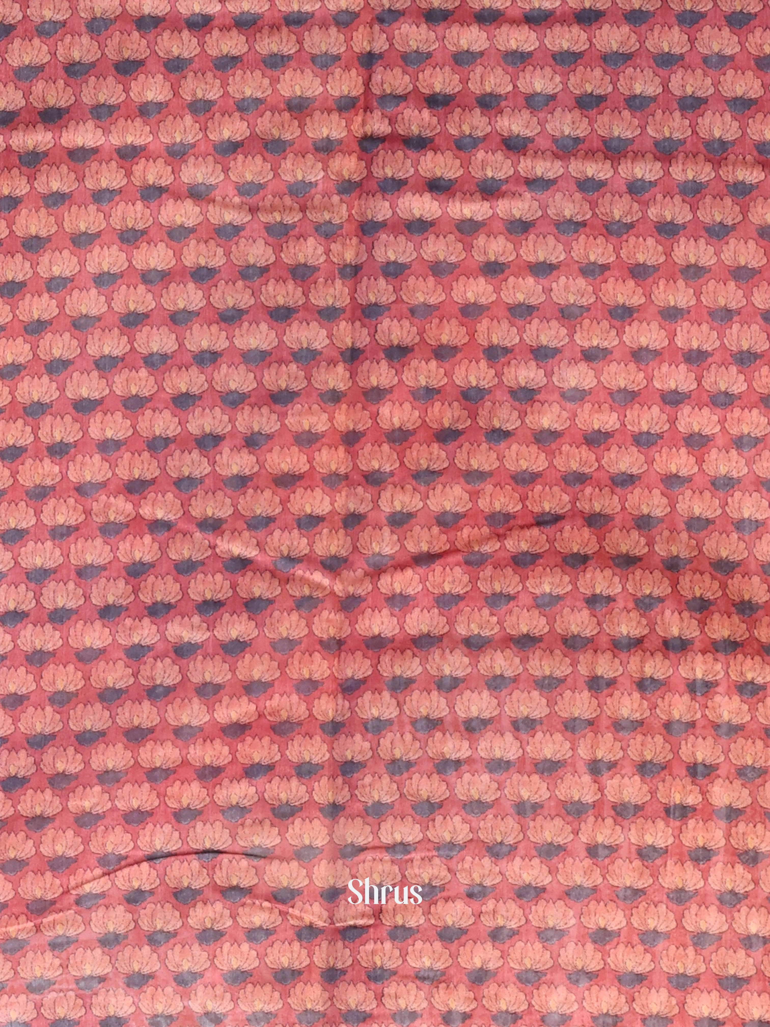 Blue & Pink - Semi Kantha Saree - Shop on Shrus.com