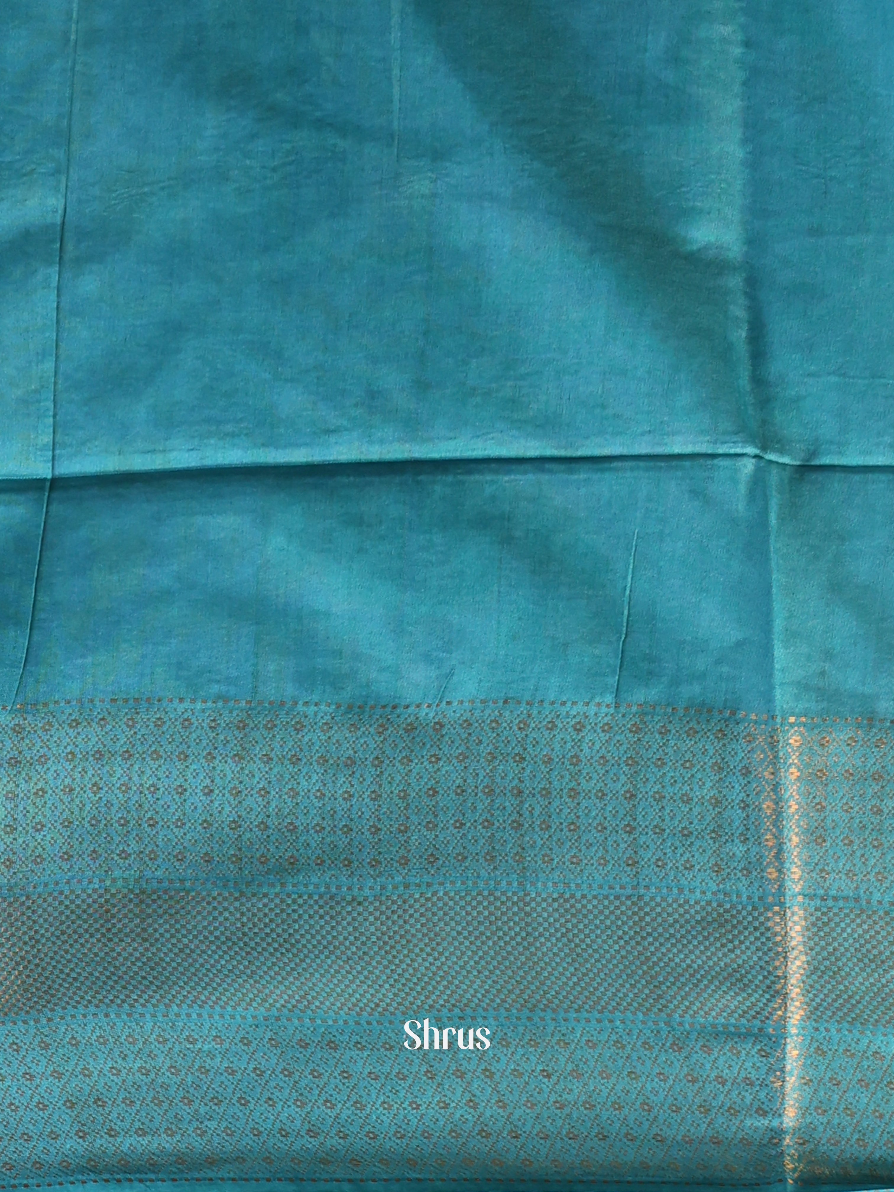 Maroon & Green- Semi Tussar Saree - Shop on Shrus.com
