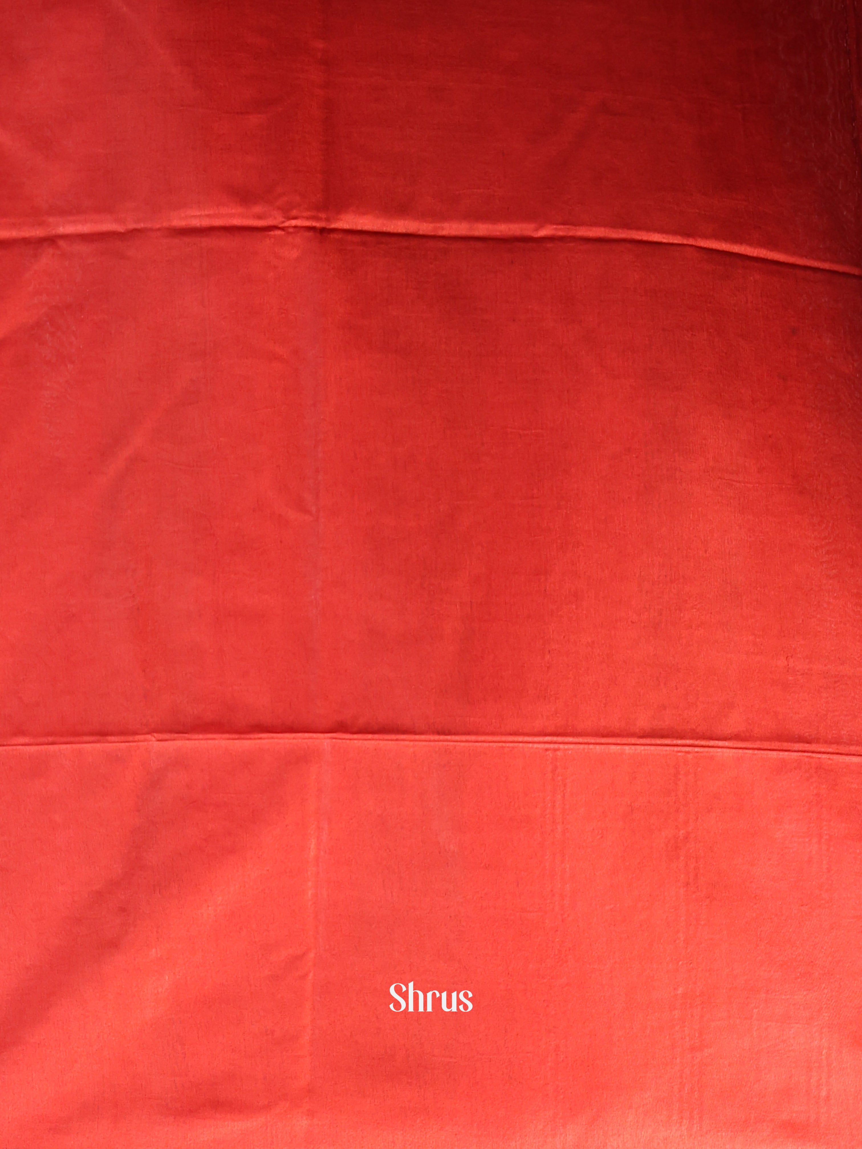 Black & Red - Semi Tussar Saree - Shop on Shrus.com