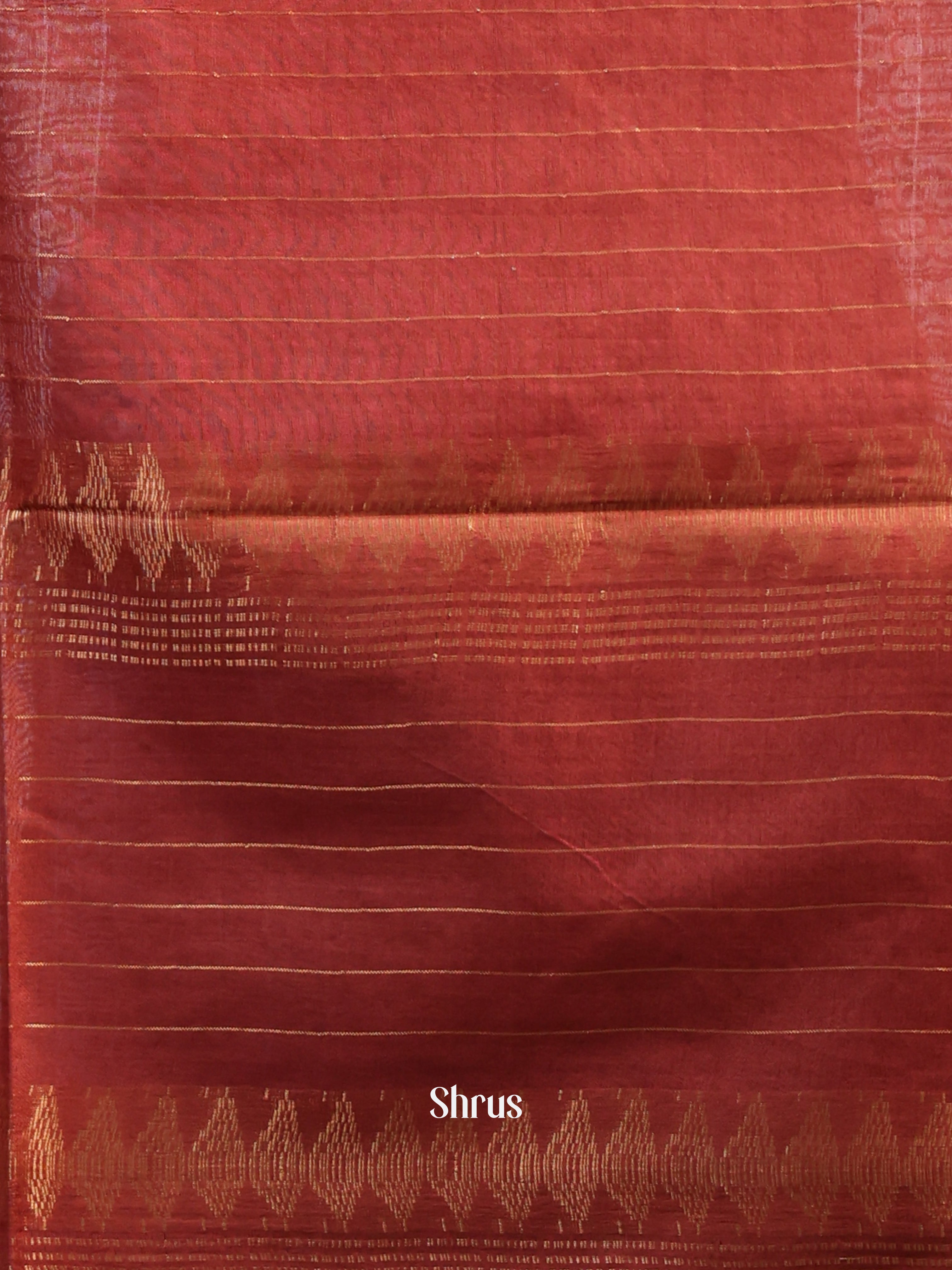 Grey & Red -Semi Tussar - Shop on Shrus.com