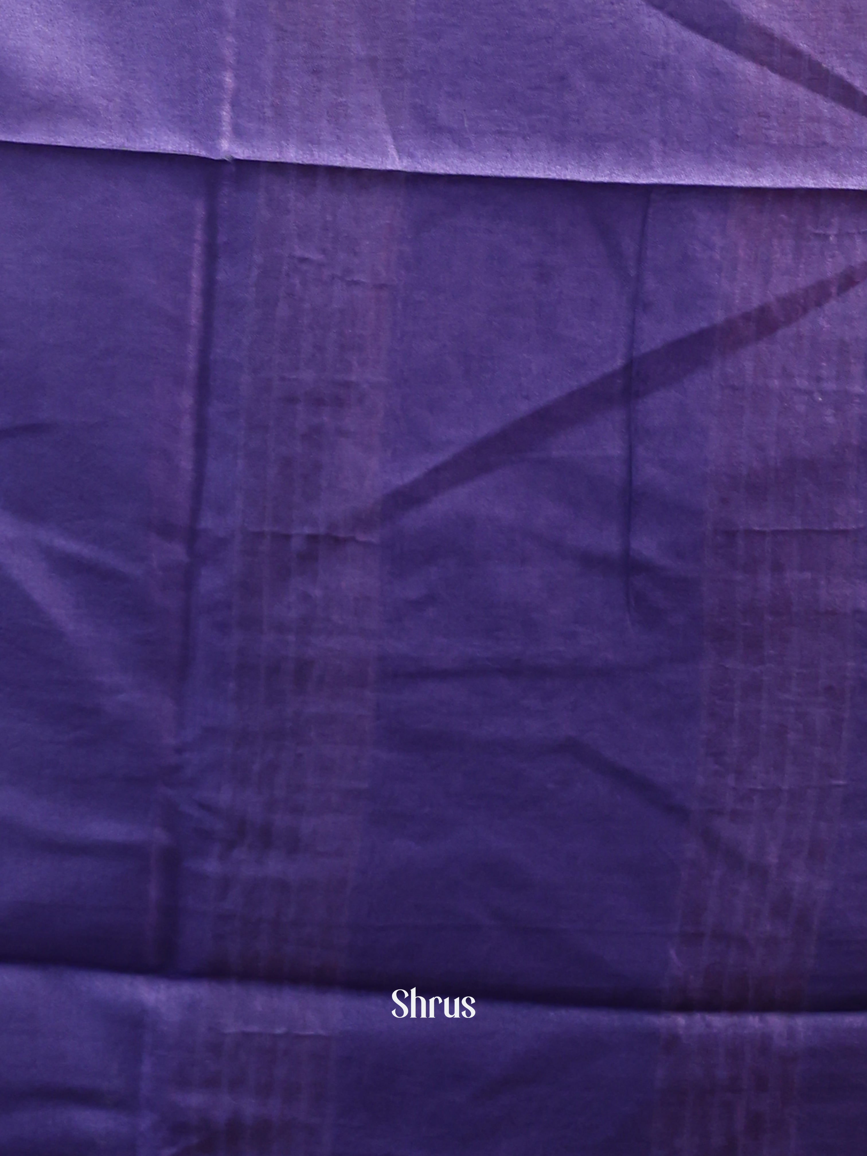 Green & Purple -Semi Tussar Saree - Shop on Shrus.com