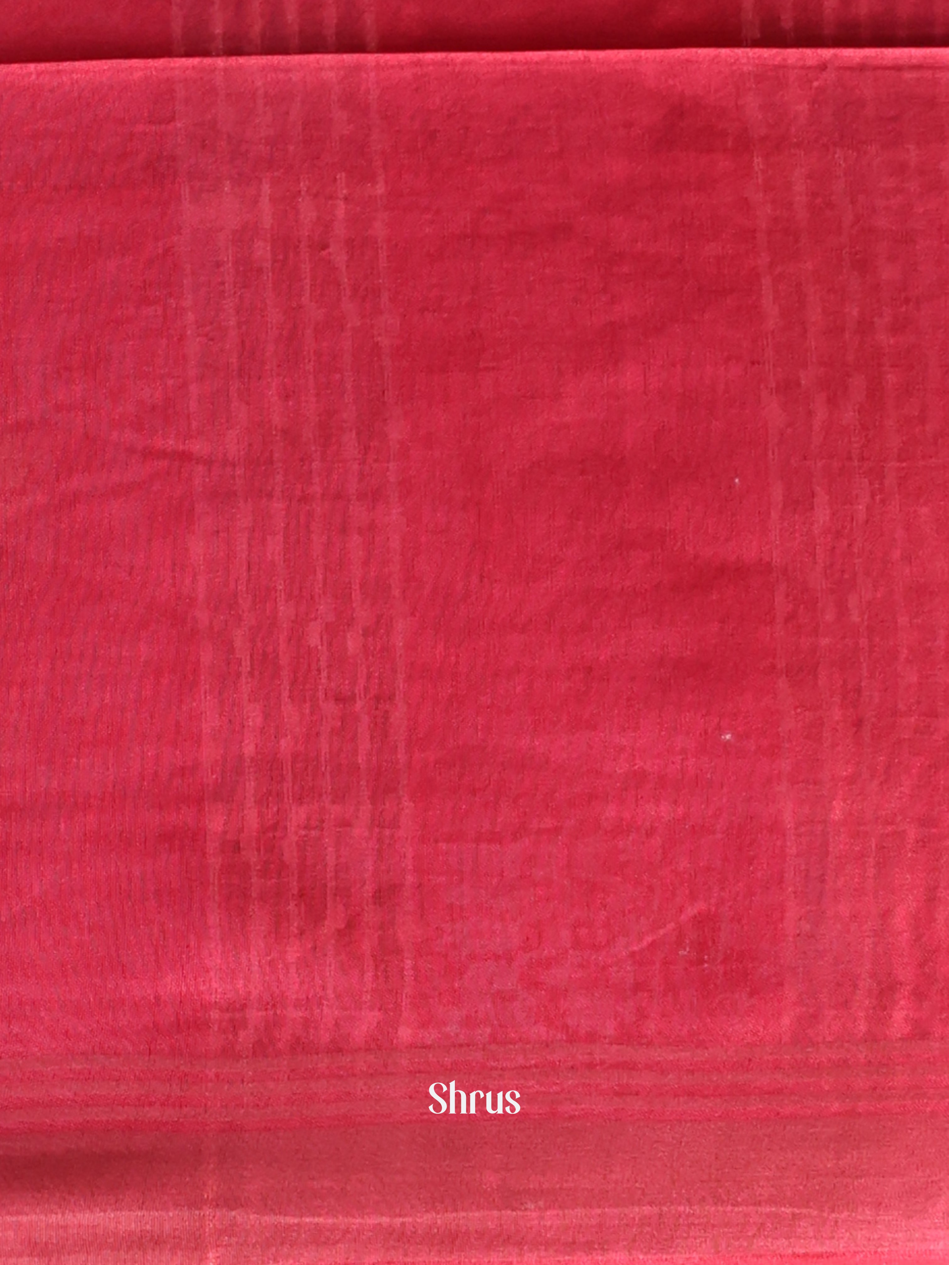 Purple & Red- Semi Tussar Saree - Shop on Shrus.com