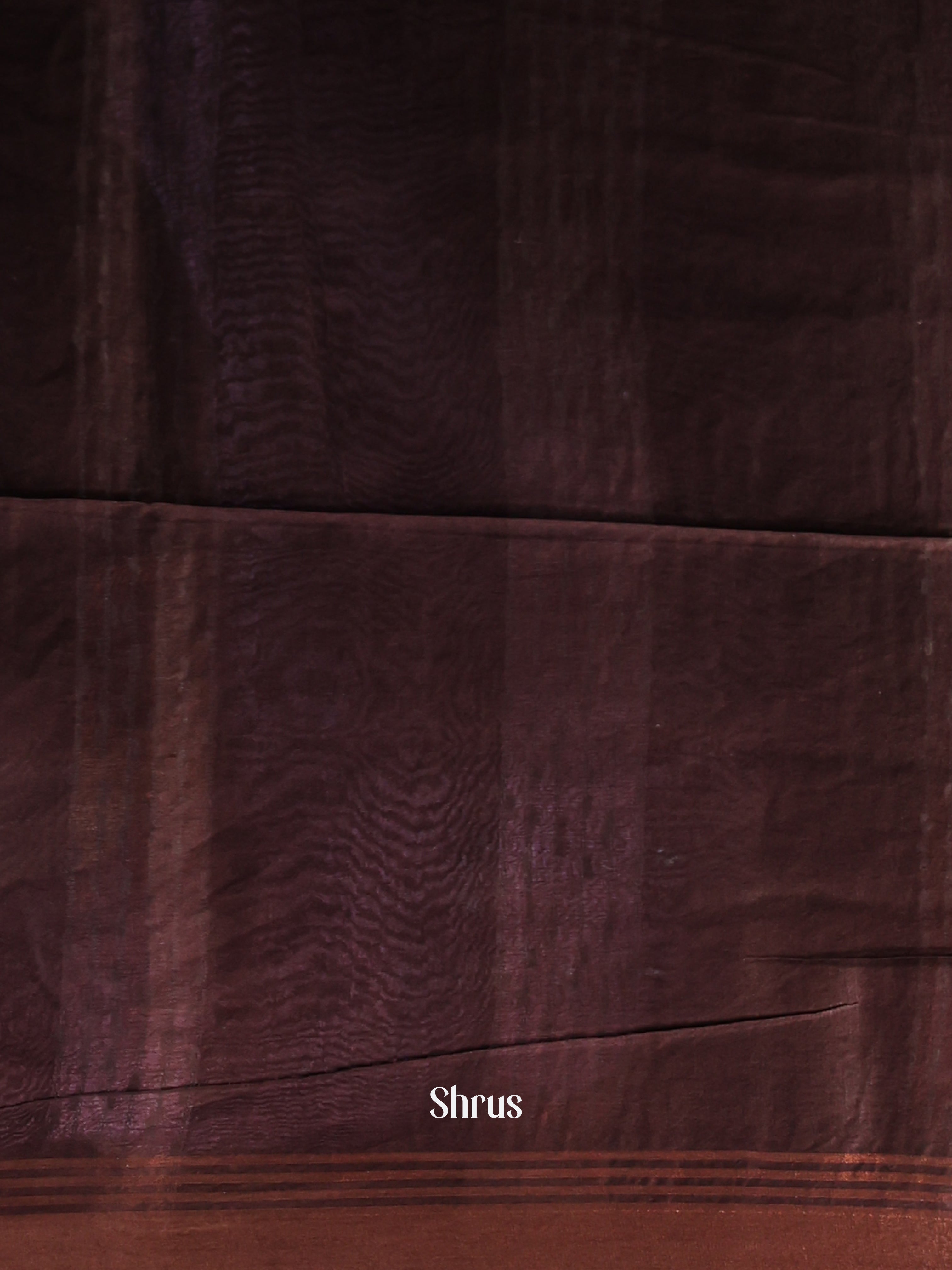 Green & Brown-Semi Tussar - Shop on Shrus.com