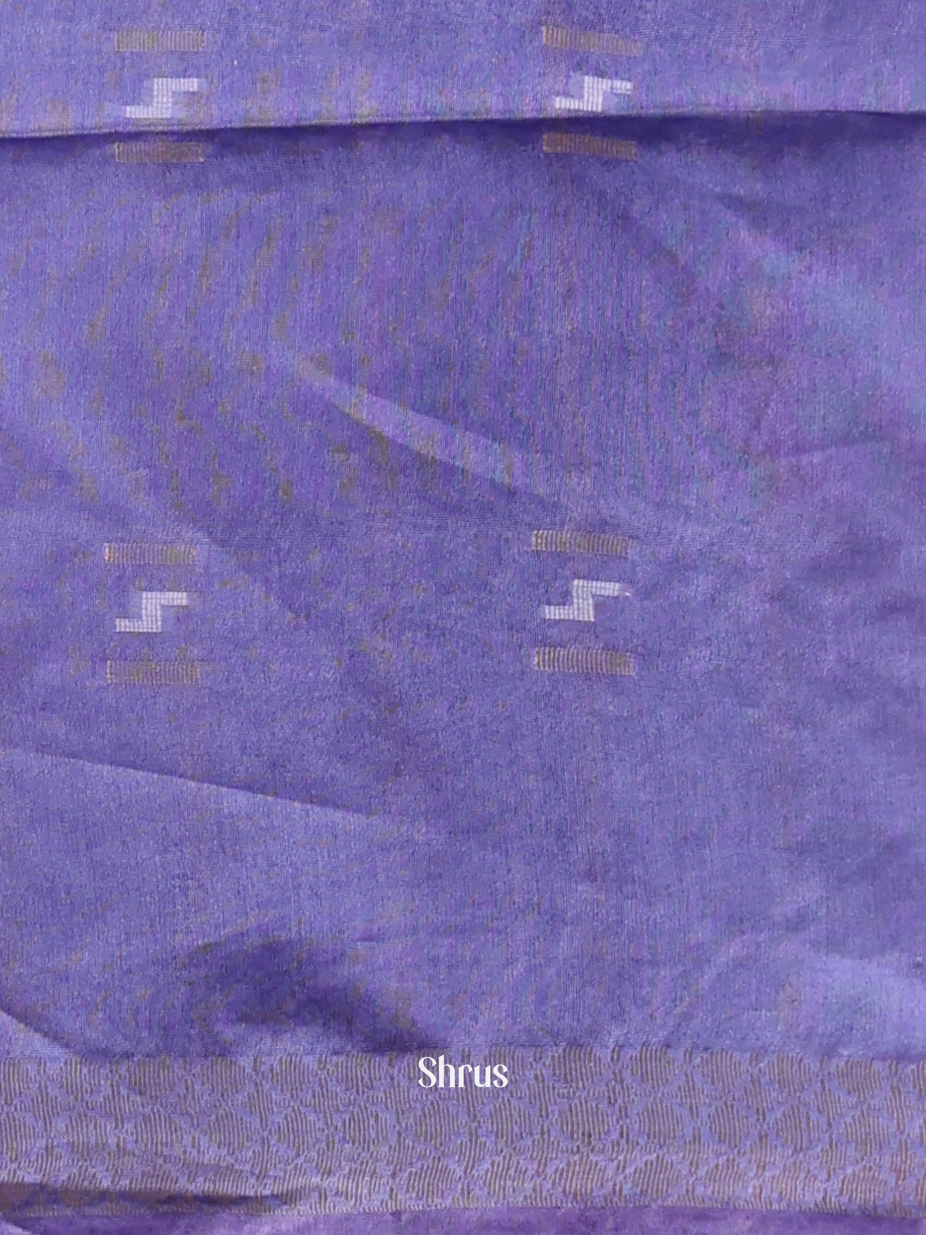 Green & Purple- Semi Tussar Saree - Shop on Shrus.com
