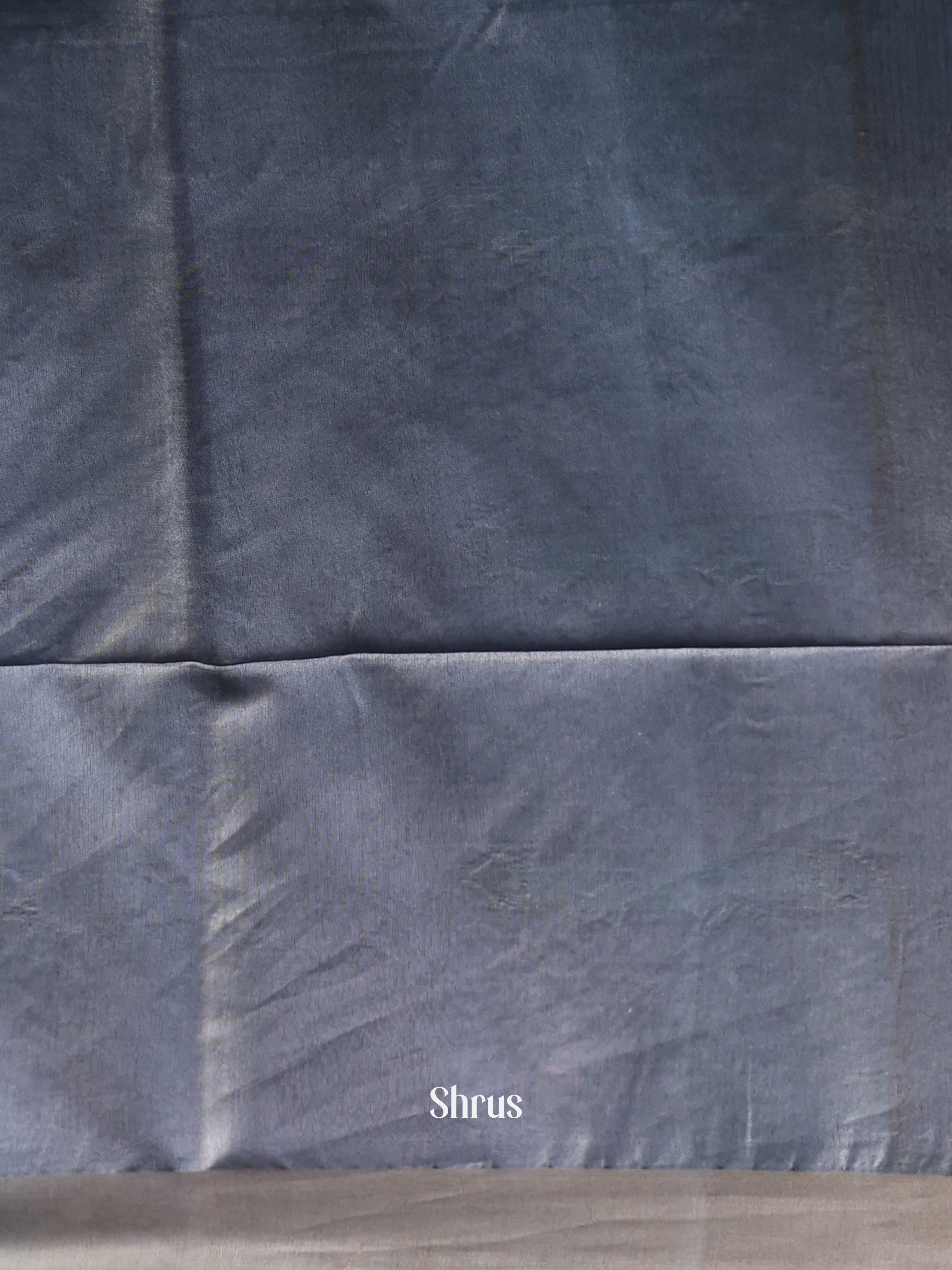 Blue & Grey -Semi Tussar - Shop on Shrus.com
