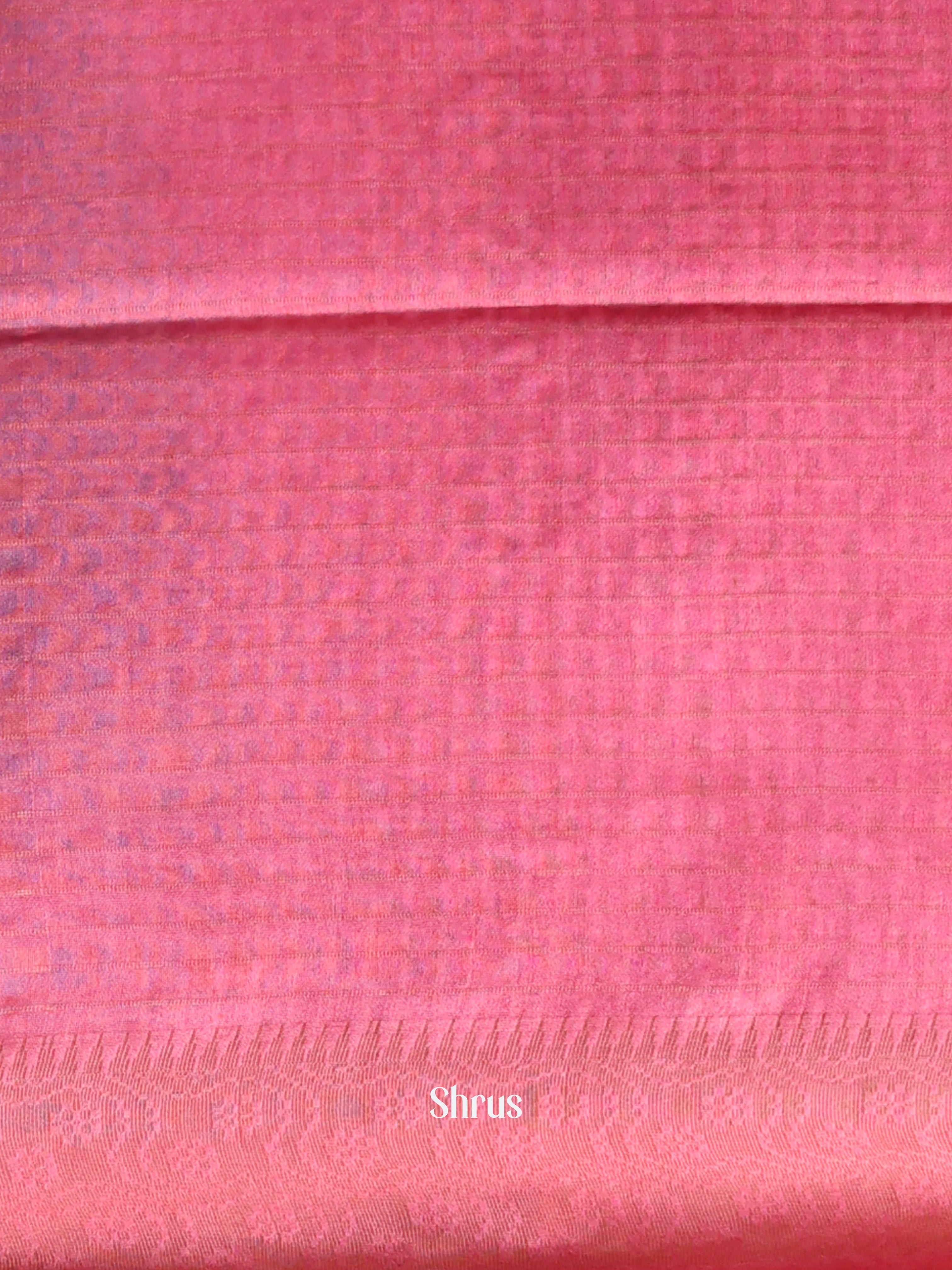 Grey & Pink- Semi Tussar Saree - Shop on Shrus.com