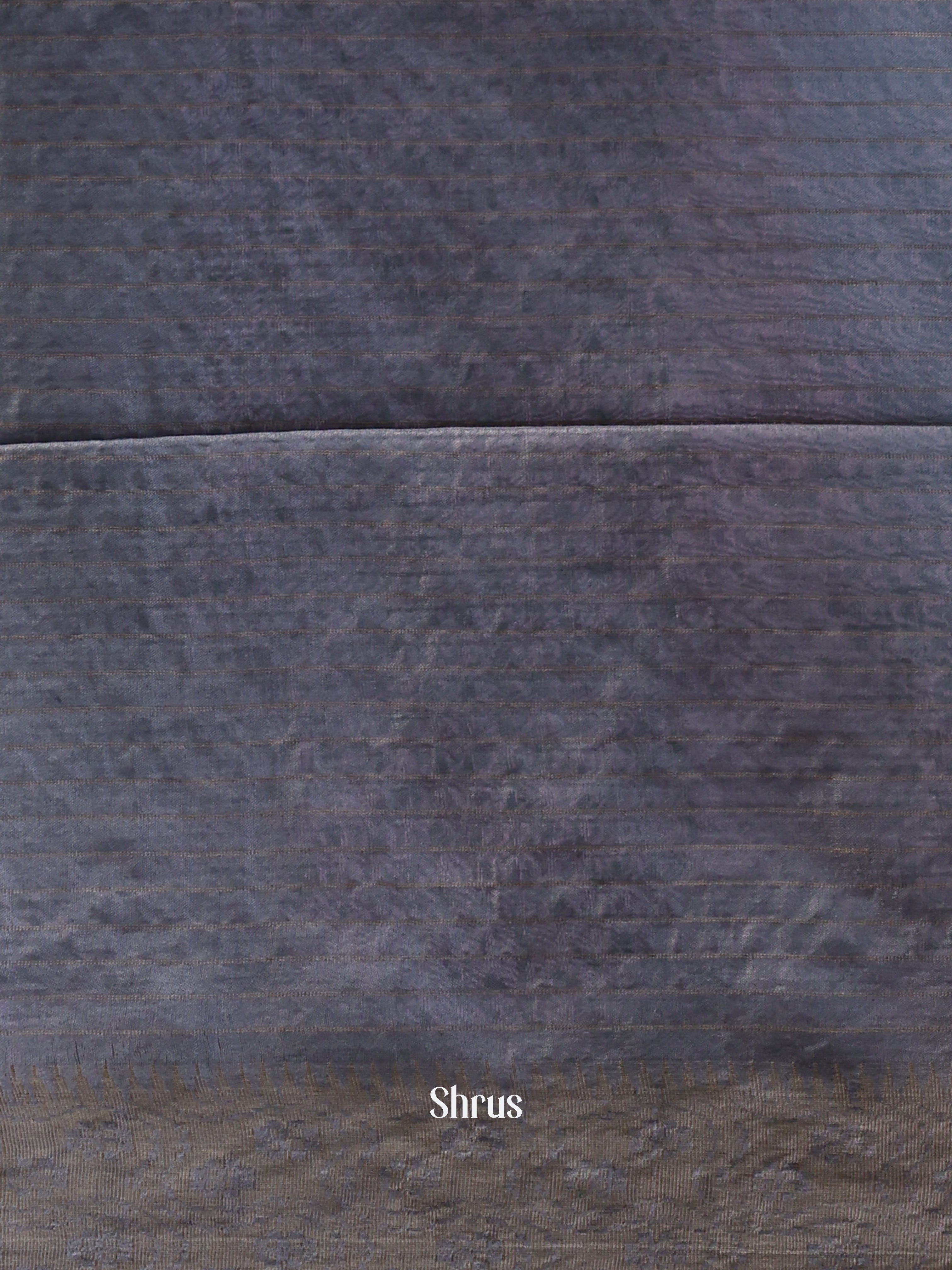 Blue & Grey -Semi Tussar - Shop on Shrus.com