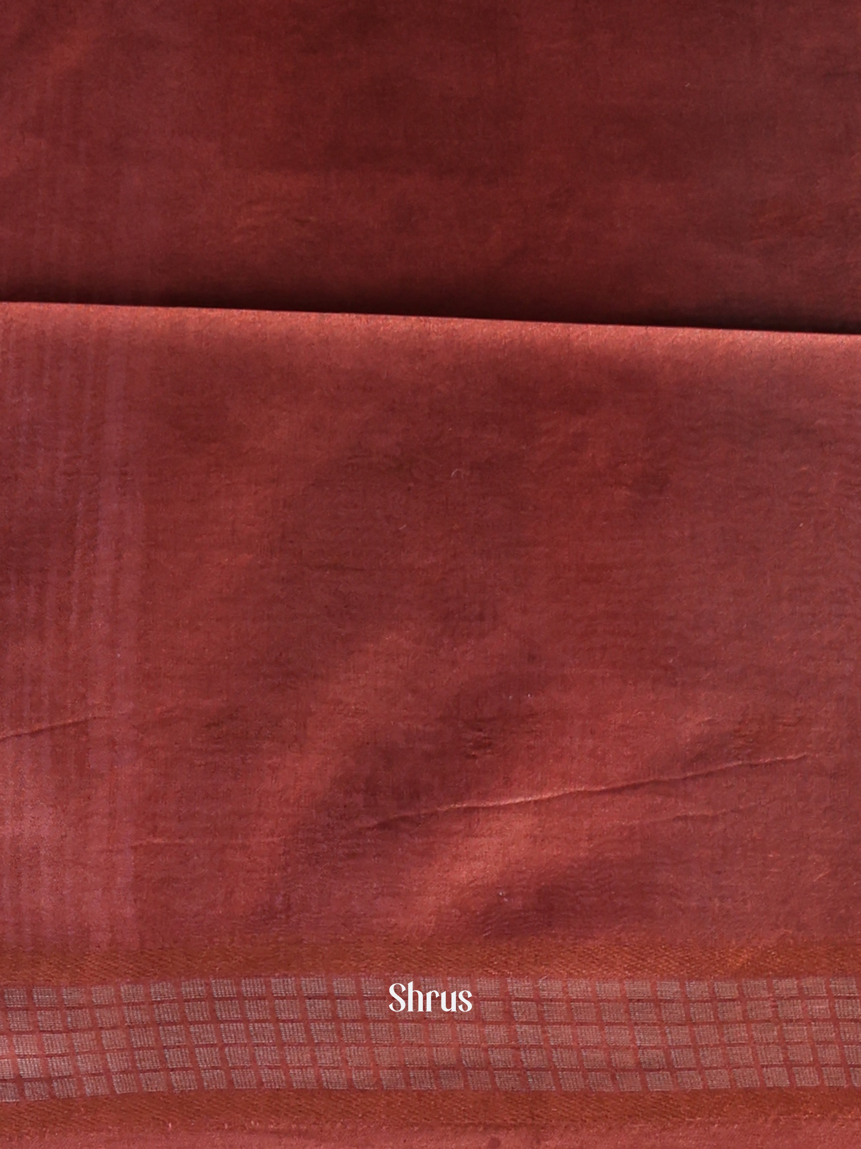 Grey & Brown - Semi Tussar Saree - Shop on Shrus.com