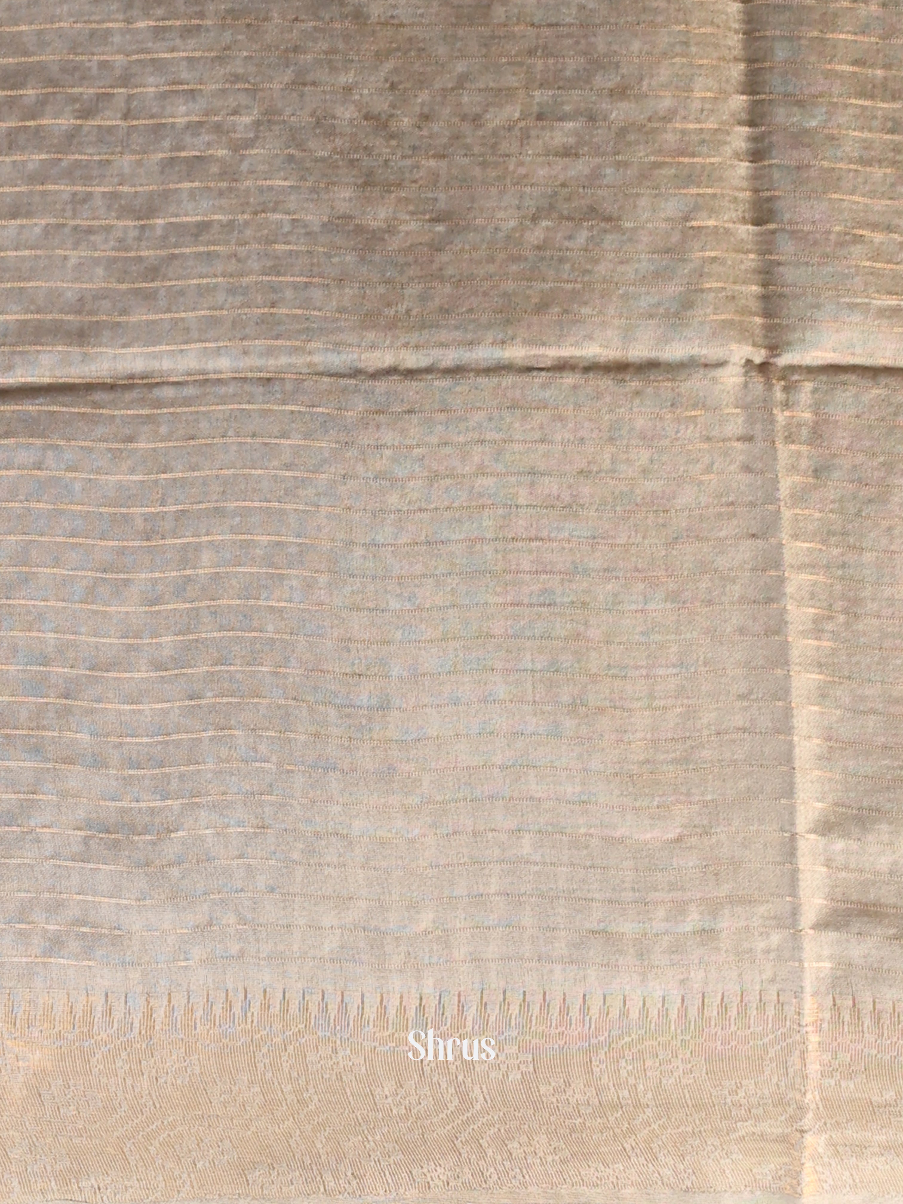 Purple & Grey -Semi Tussar Saree - Shop on Shrus.com
