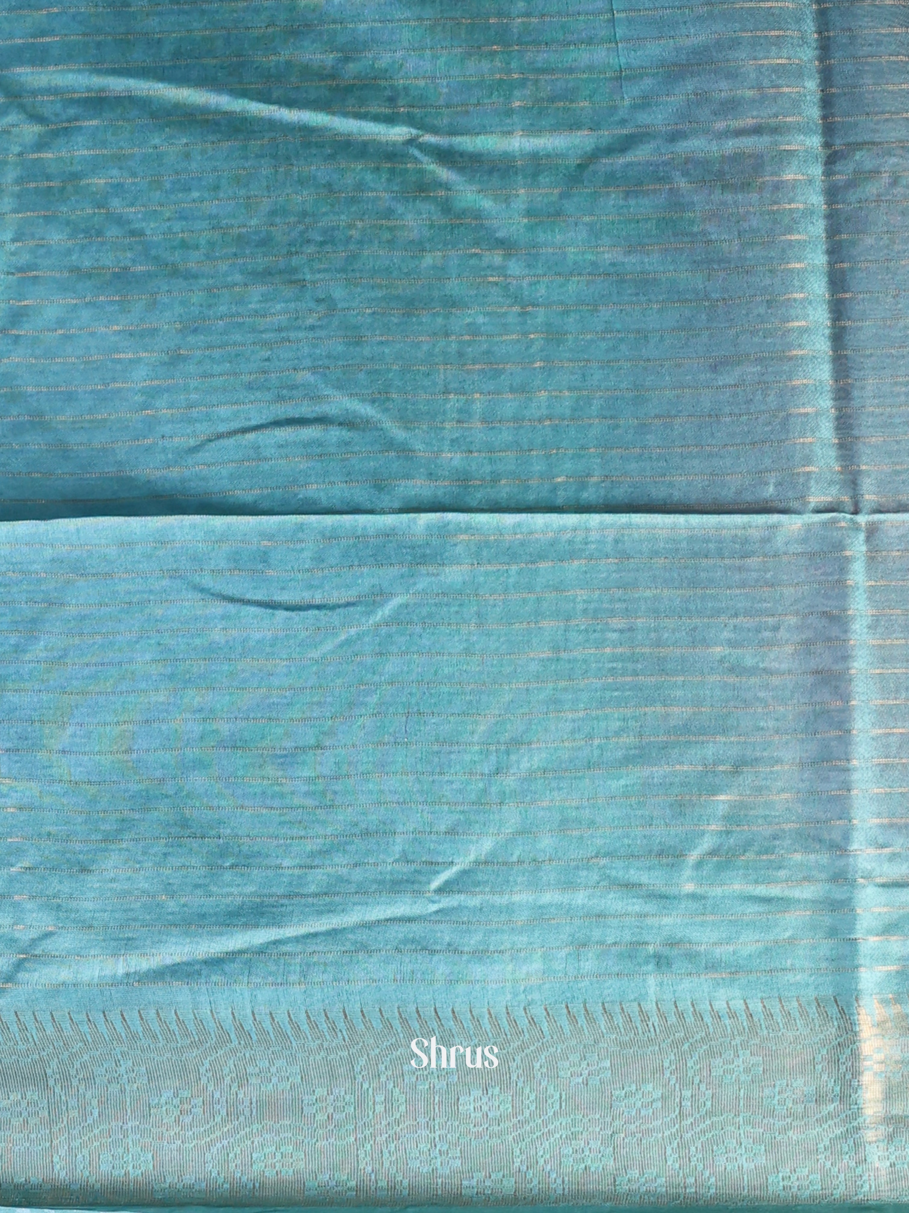 Purple & Blue -Semi Tussar - Shop on Shrus.com