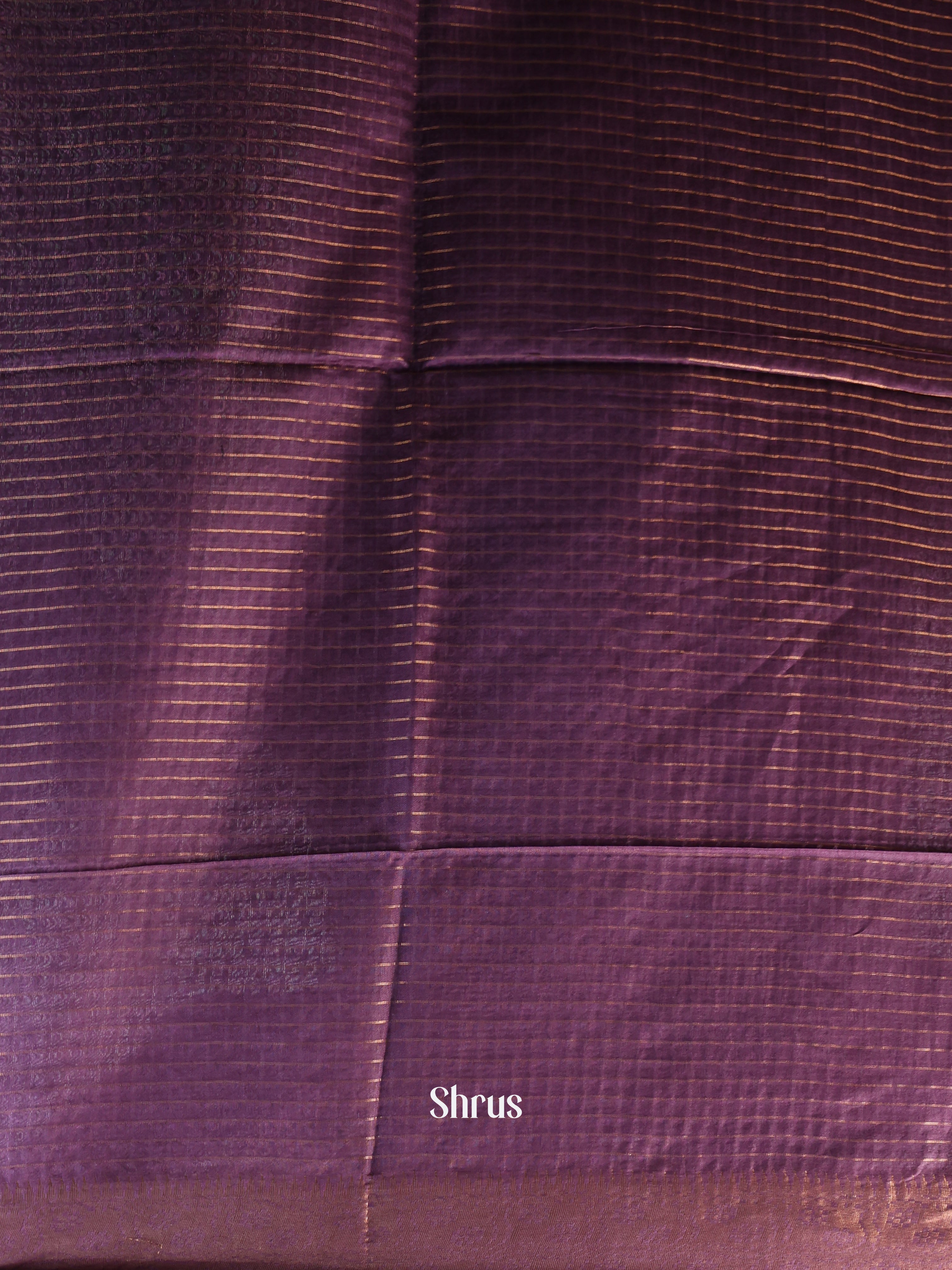 Brown & Purple -Semi Tussar - Shop on Shrus.com