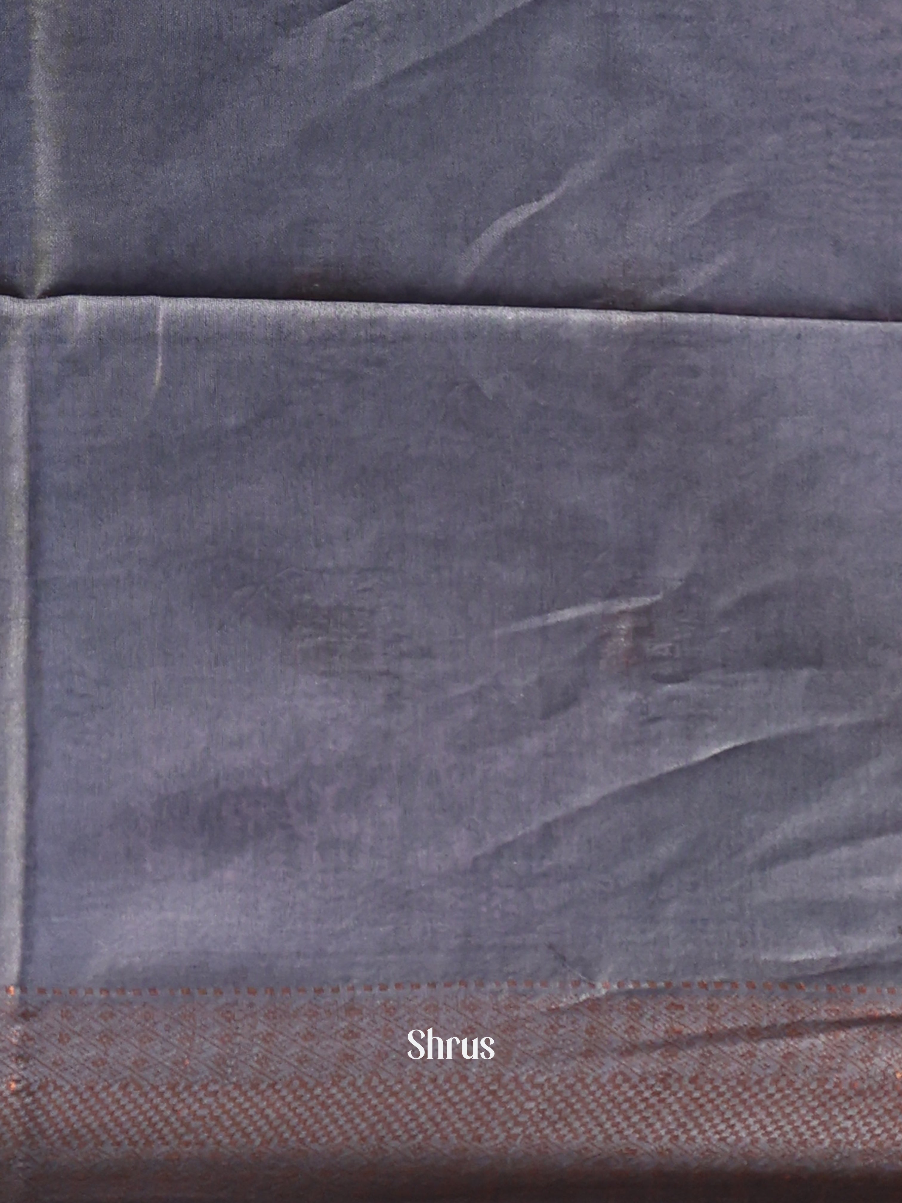 Blue & Grey -Semi Tussar - Shop on Shrus.com