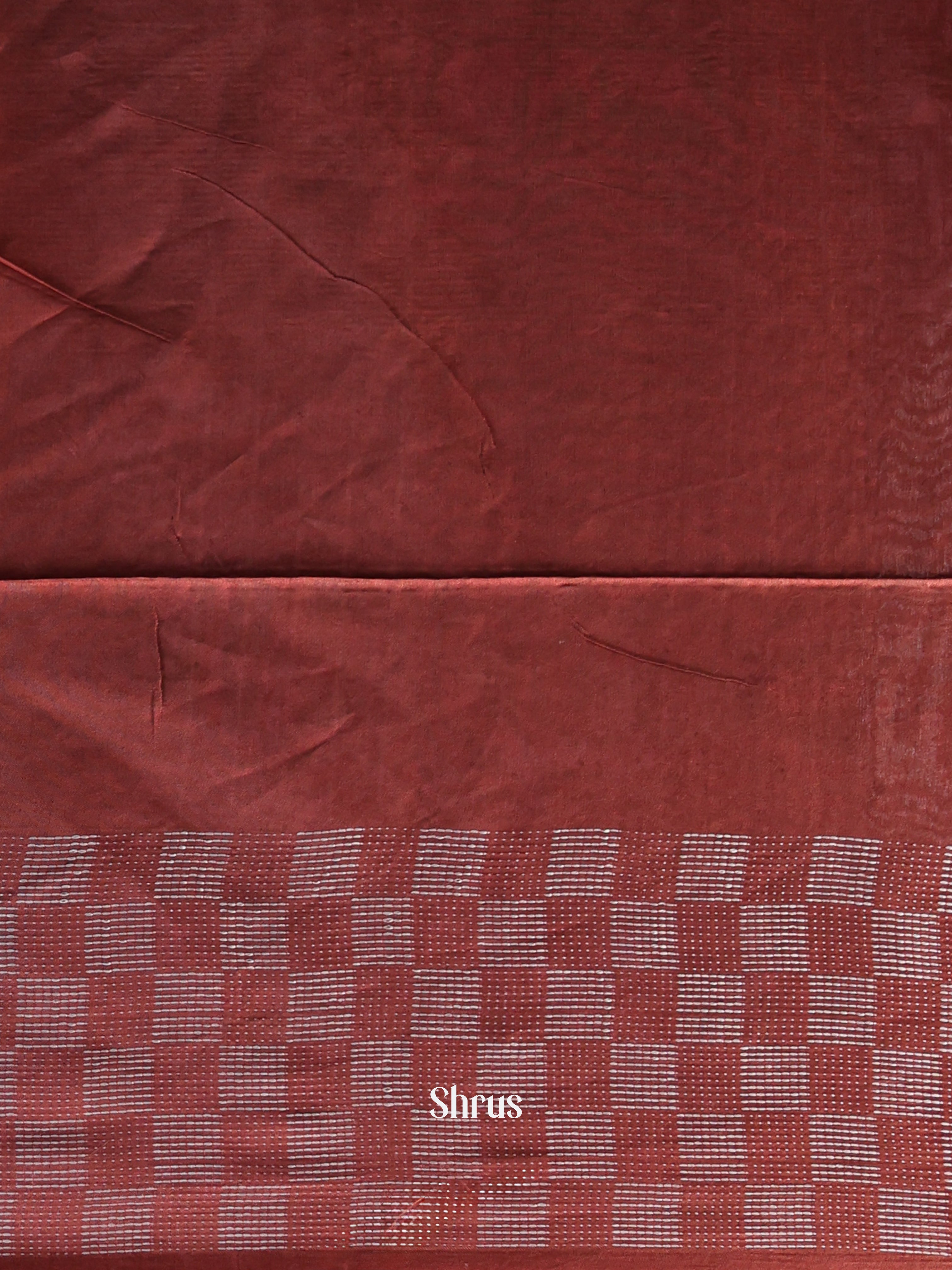 Grey& Brown-Semi Tussar Saree - Shop on Shrus.com