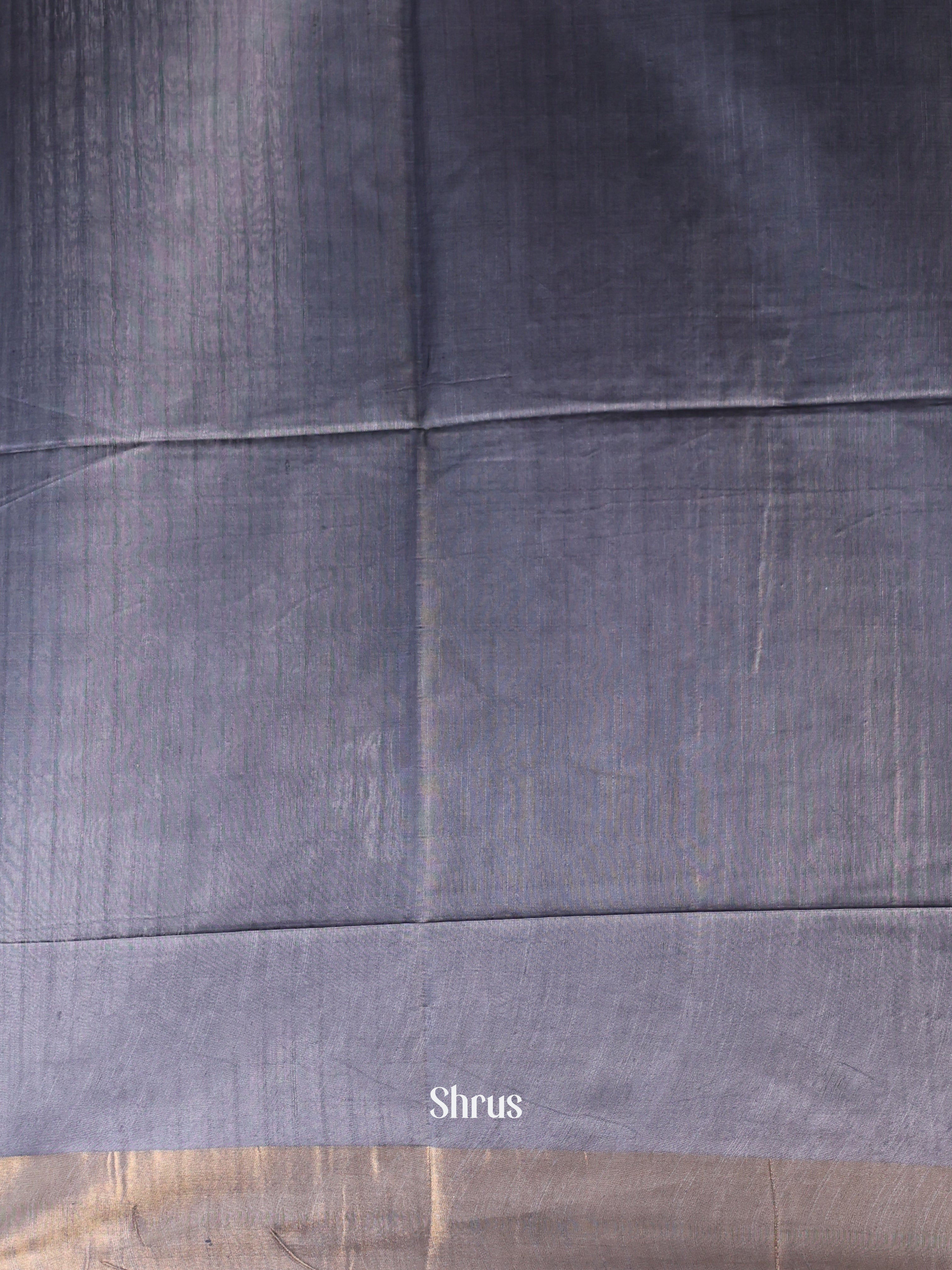Blue & Grey -Semi Tussar - Shop on Shrus.com