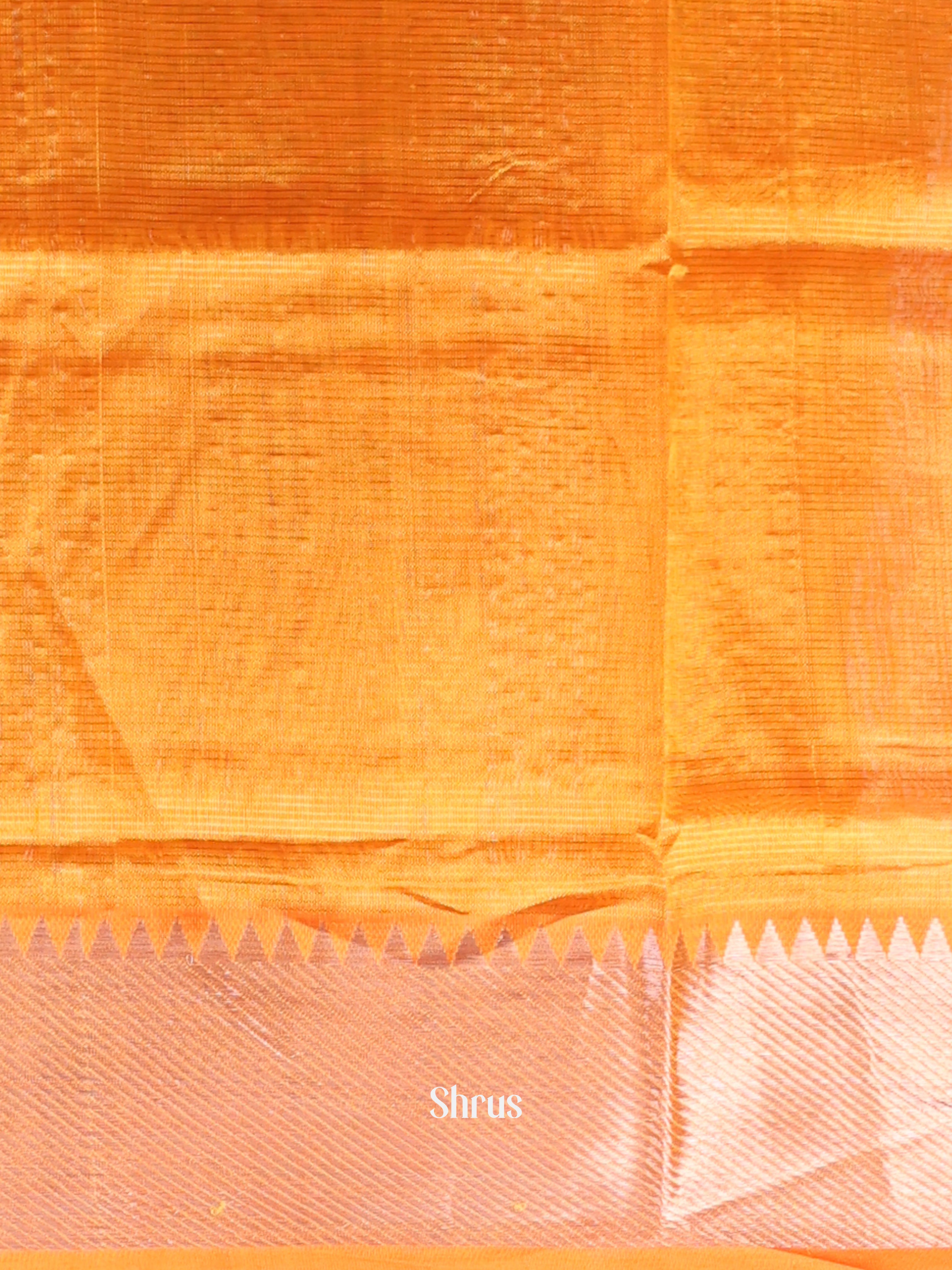 Mambhazha Yellow(Single Tone) - Mangalagiri silkcotton Saree - Shop on Shrus.com