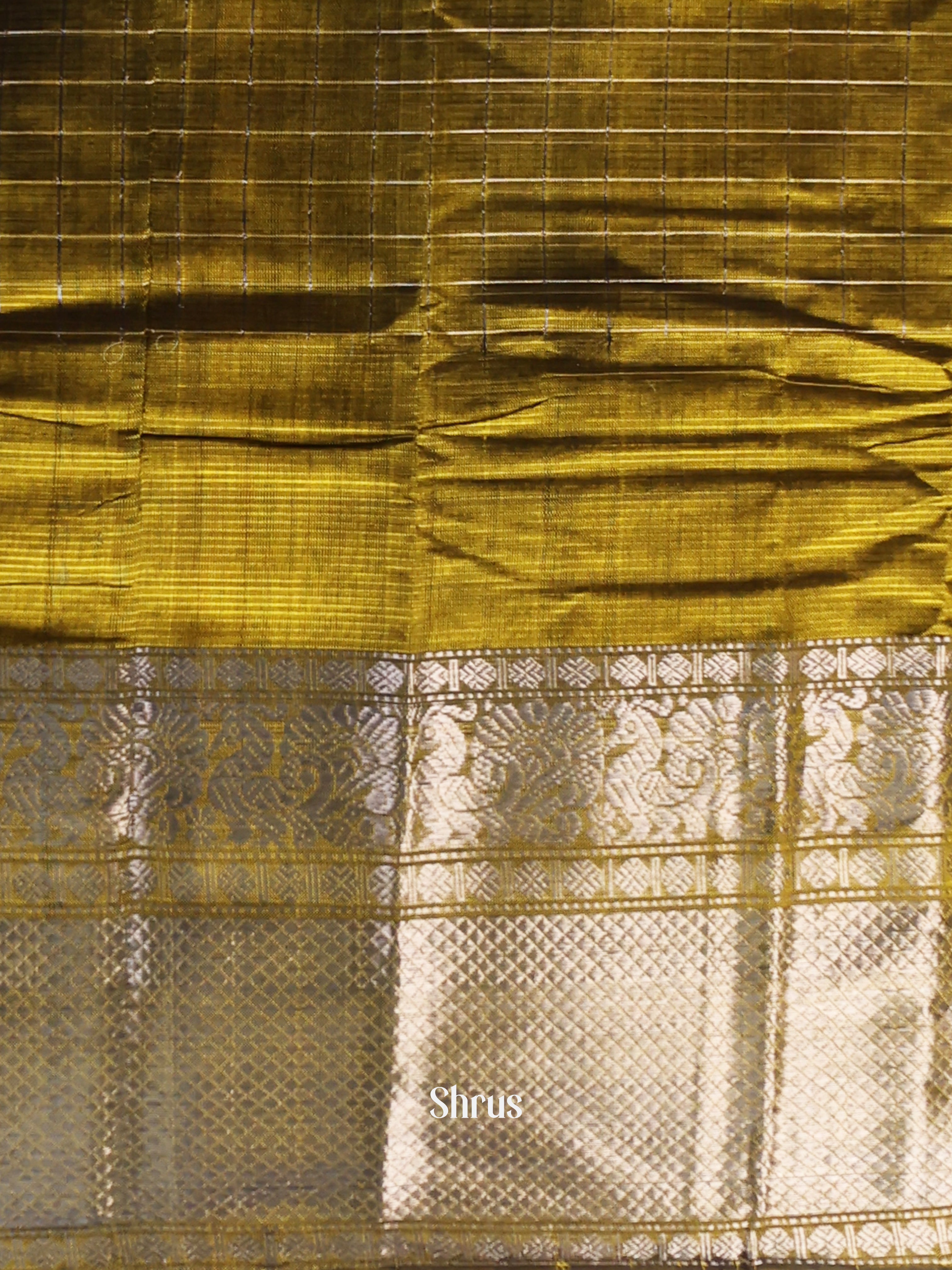 CJS24147 - Mangalagiri silkcotton Saree - Shop on Shrus.com