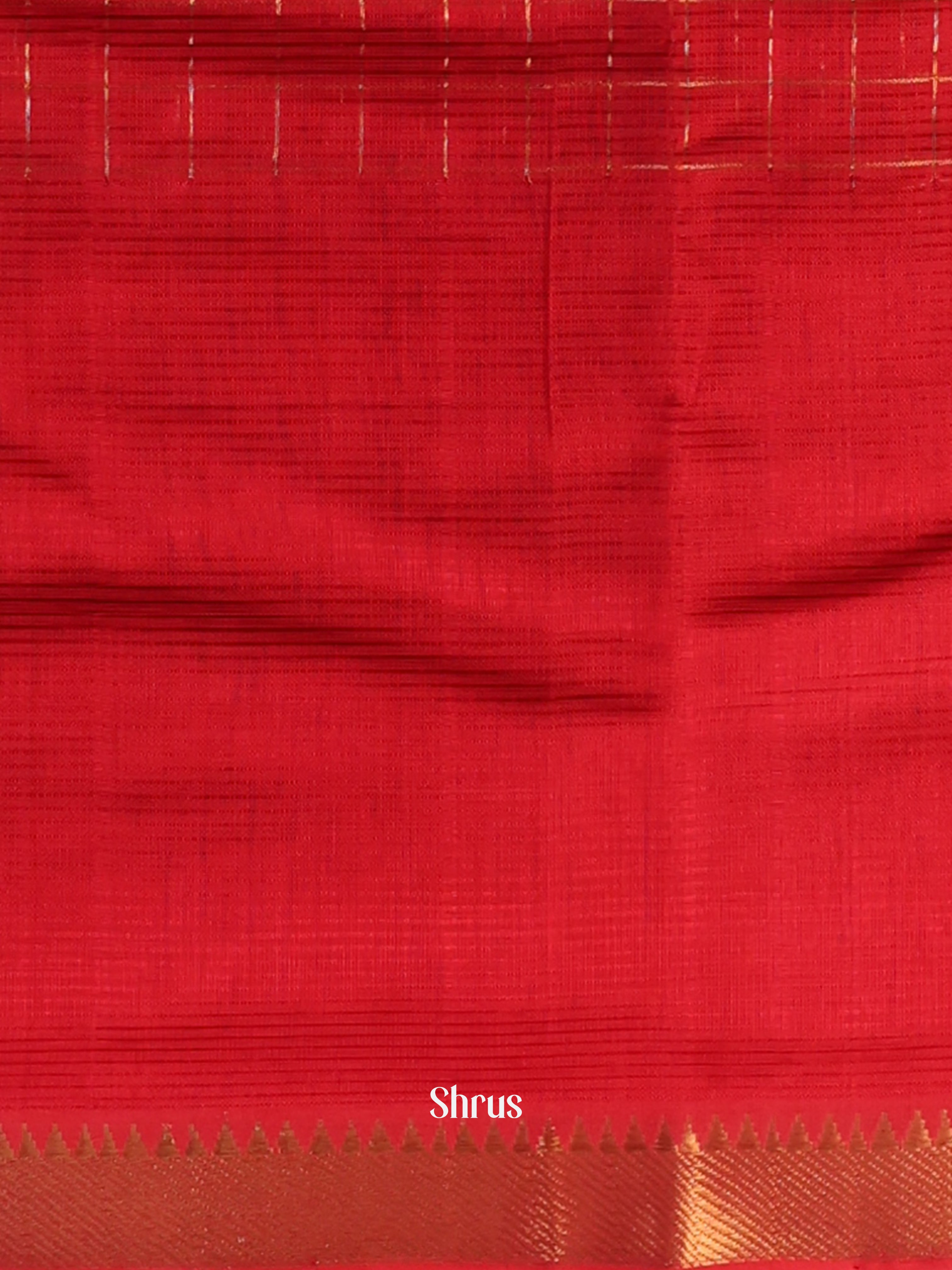 CJS24151 - Mangalagiri silkcotton Saree - Shop on Shrus.com