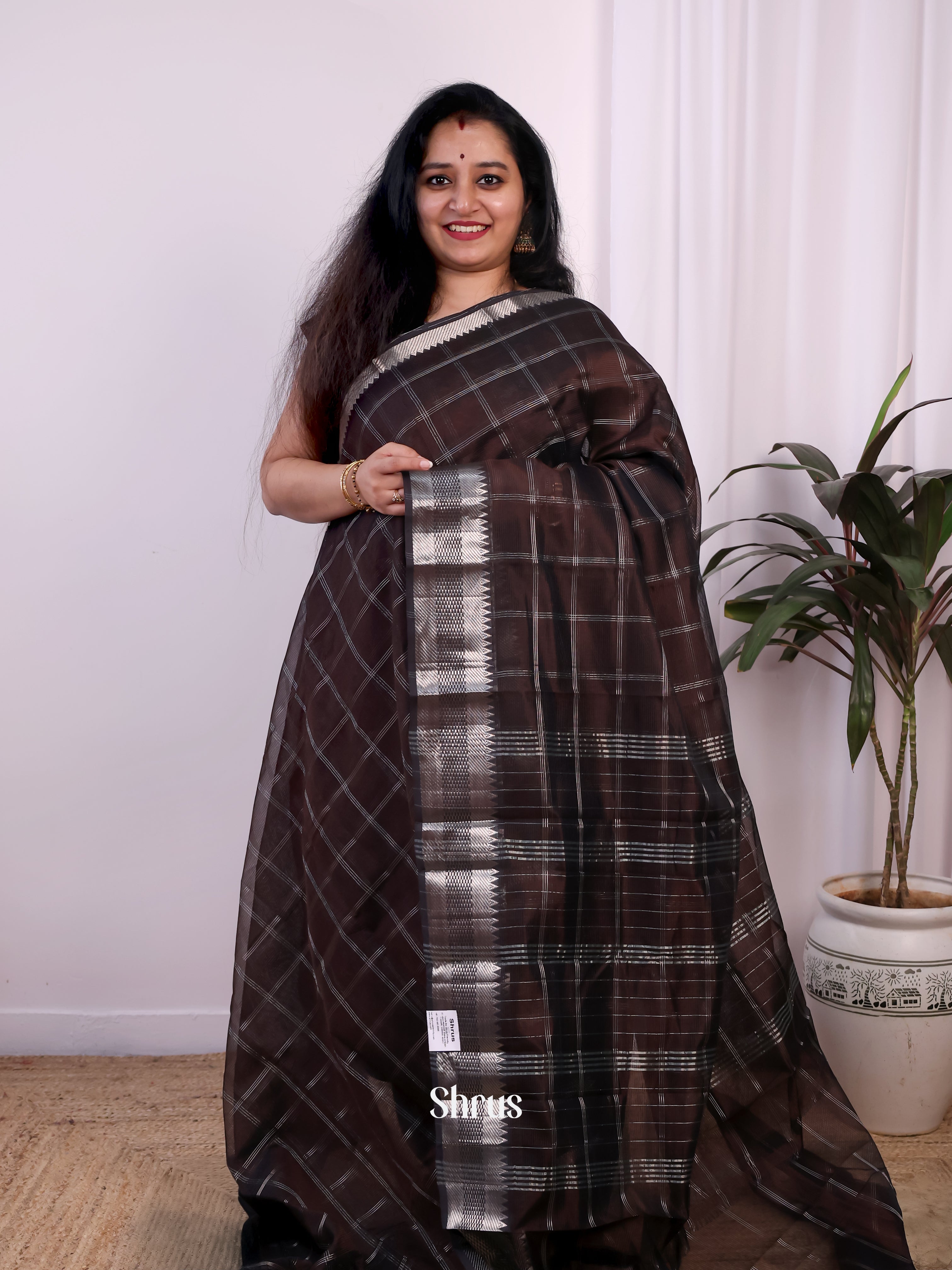 CJS24169 - Mangalagiri silkcotton Saree - Shop on Shrus.com