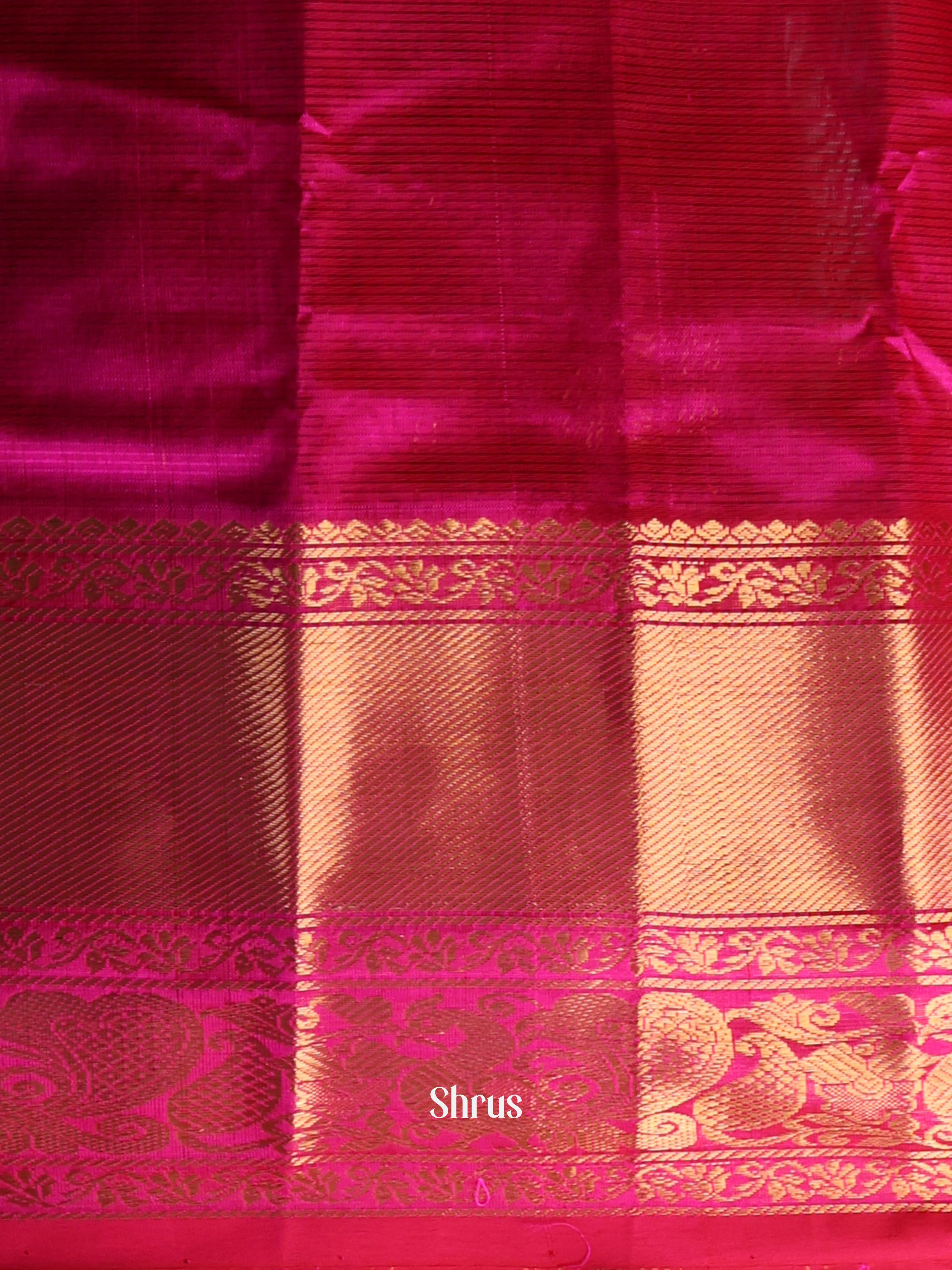 Plain Pink(Single Tone) – Mangalagiri silkcotton Saree - Shop on Shrus.com