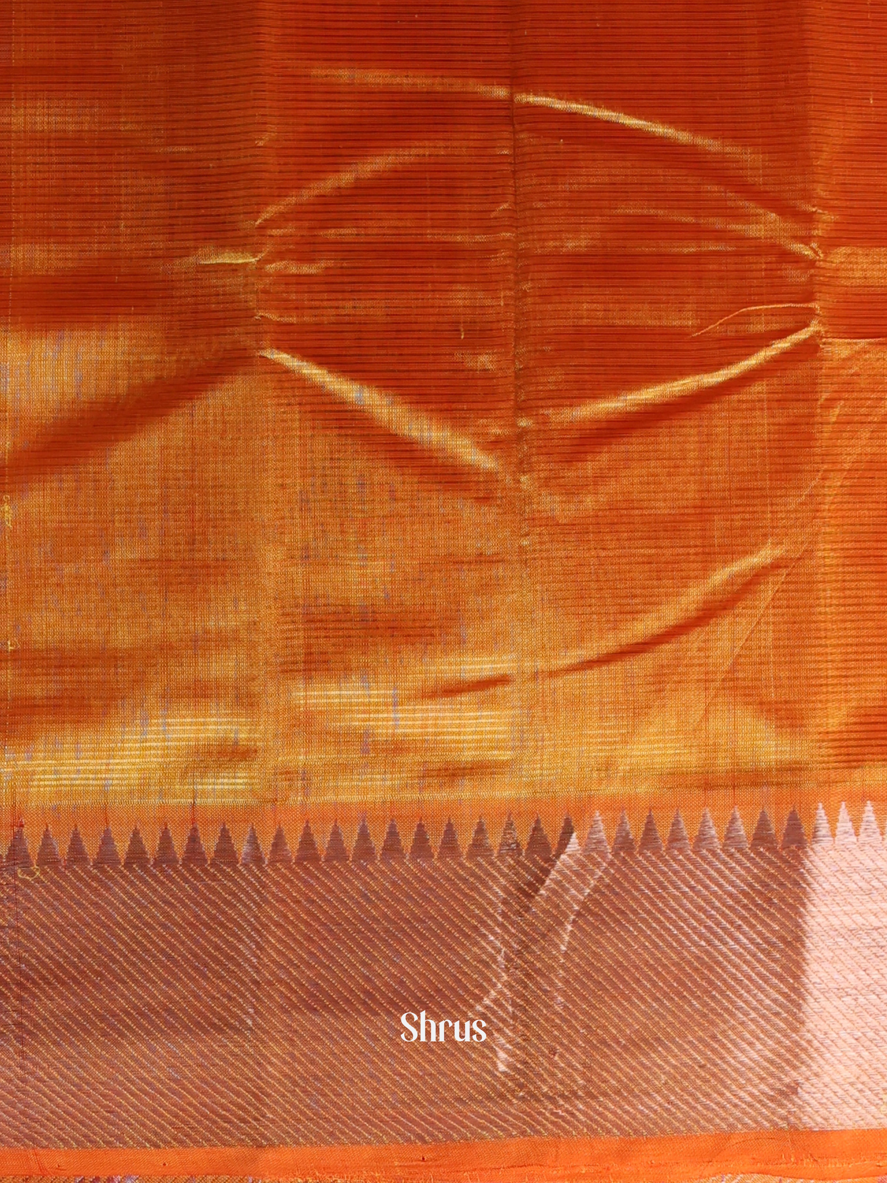 Plain Mustard(Single Tone) – Mangalagiri silkcotton Saree - Shop on Shrus.com