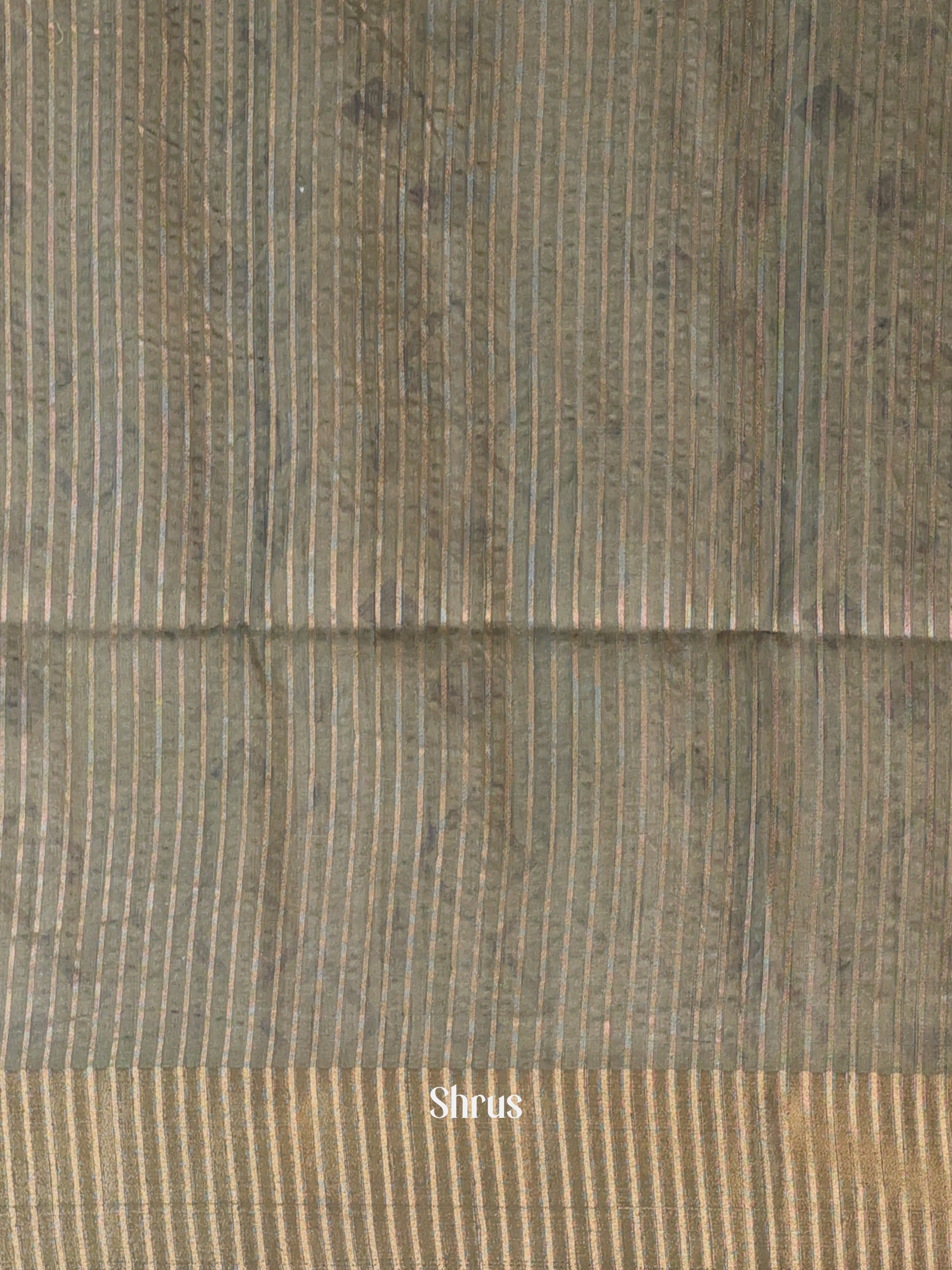 Grey - Moonga Saree - Shop on Shrus.com