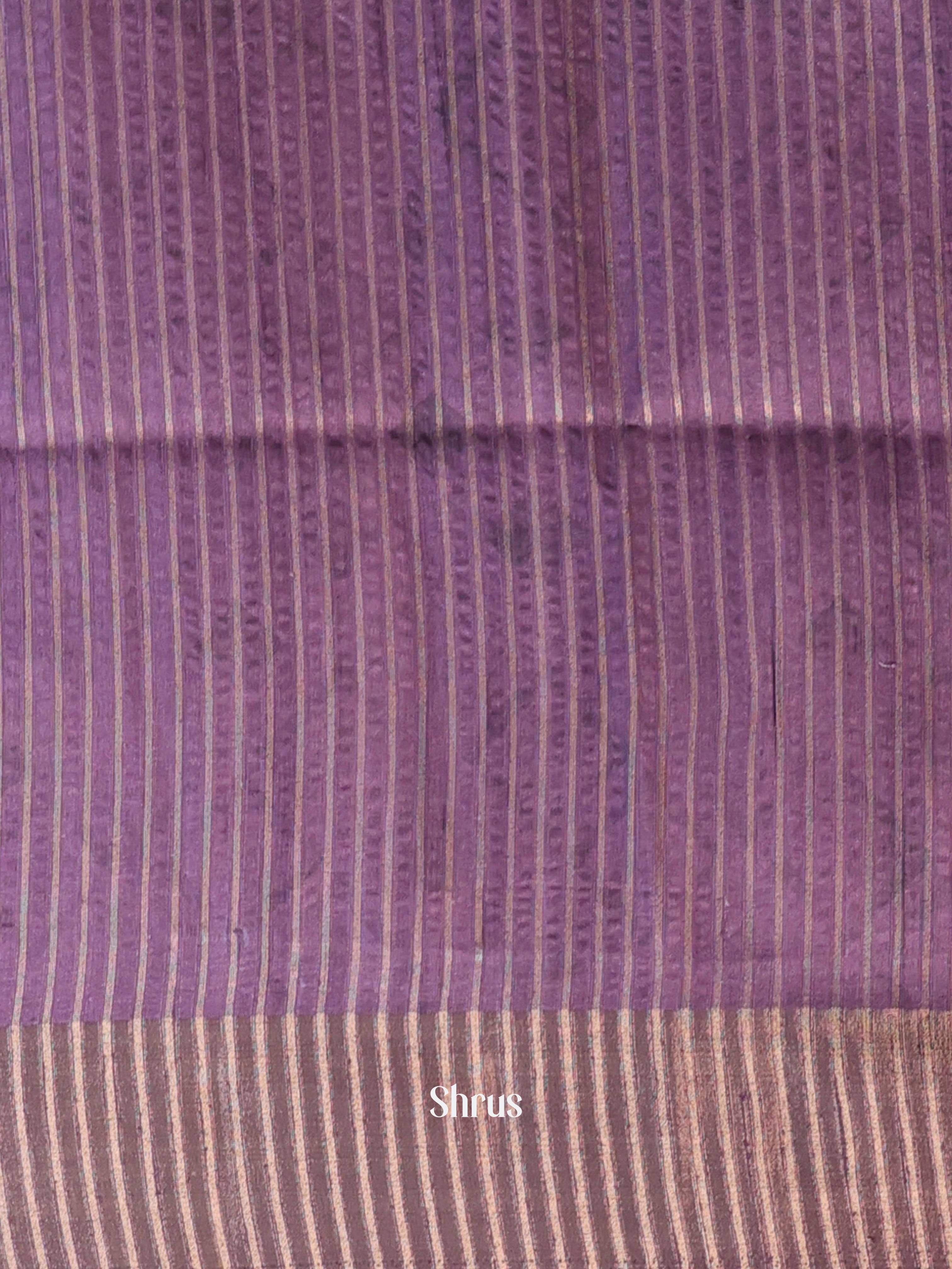 Dark Purple - Moonga Saree - Shop on Shrus.com