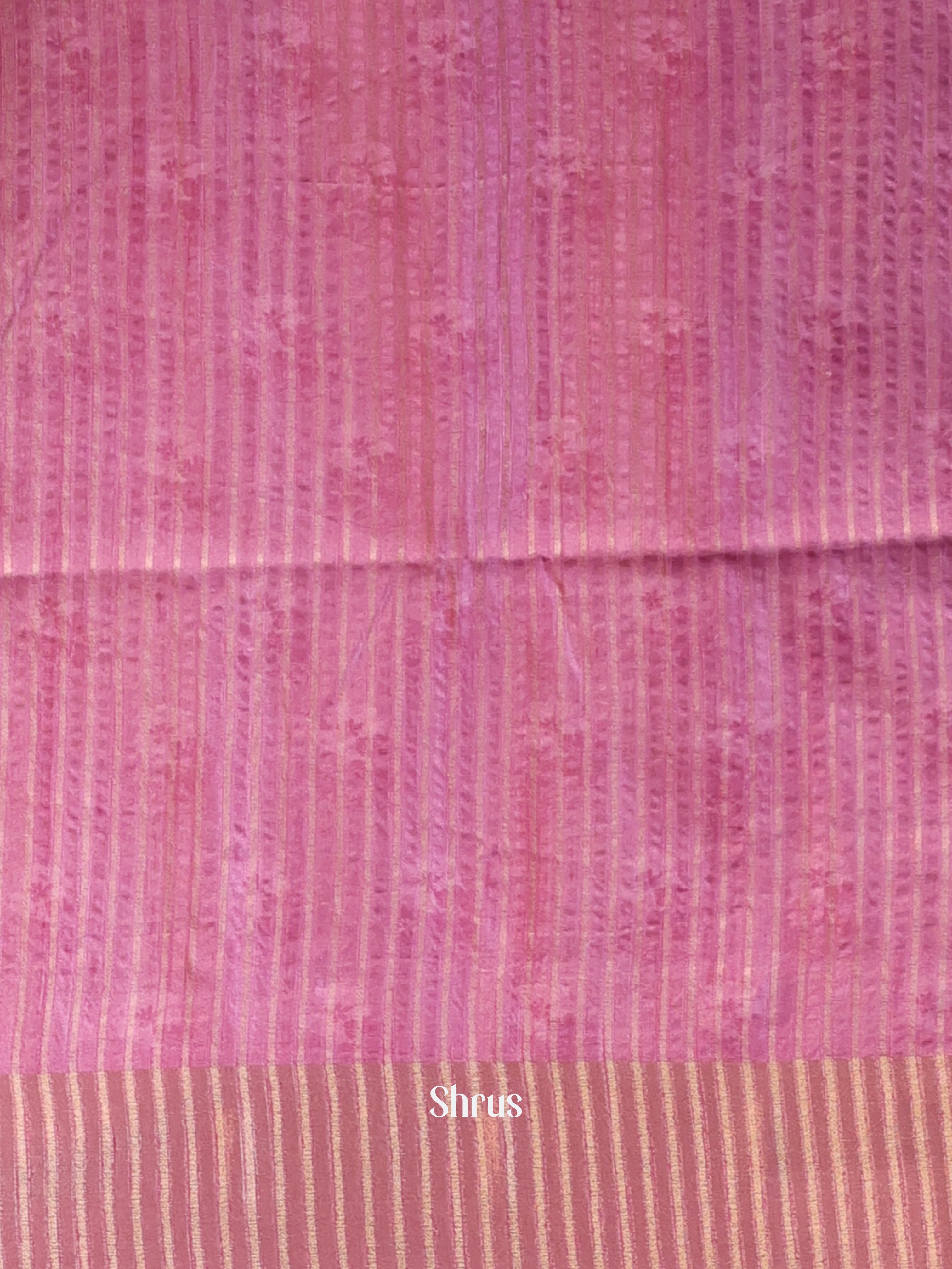 Onion Pink - Moonga Saree - Shop on Shrus.com