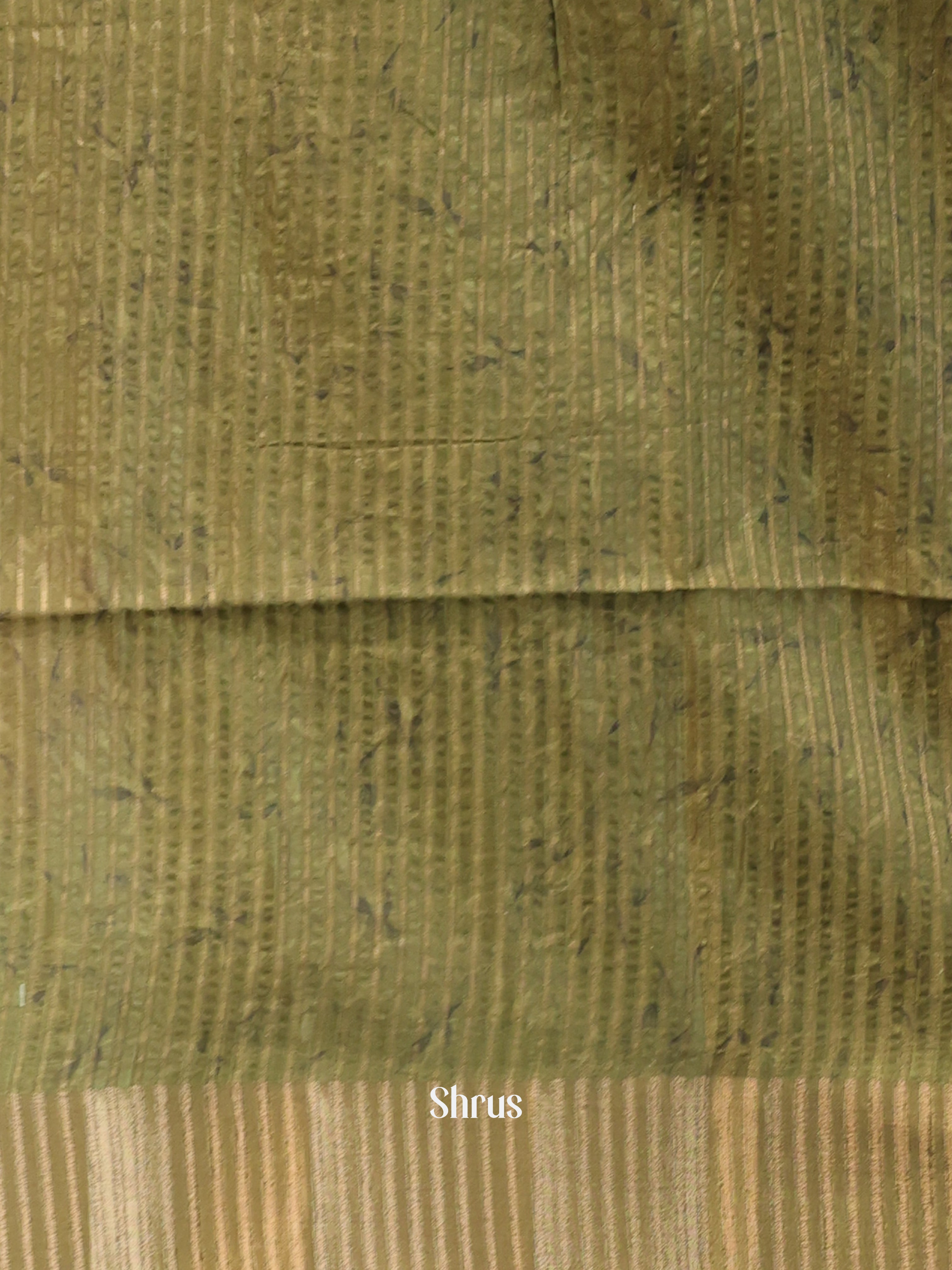 Green - Moonga Saree - Shop on Shrus.com