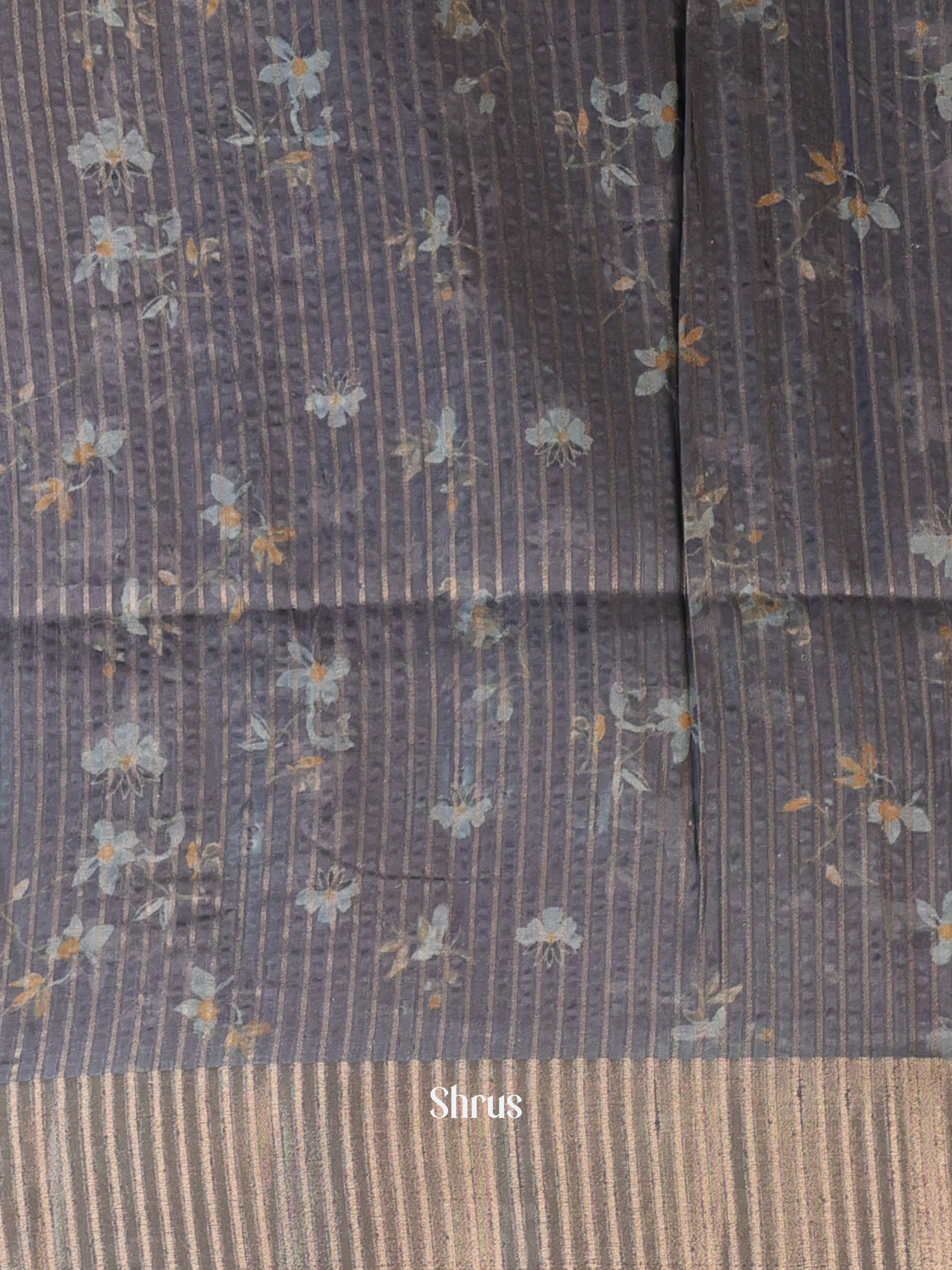 Elephant Black - Moonga Saree - Shop on Shrus.com