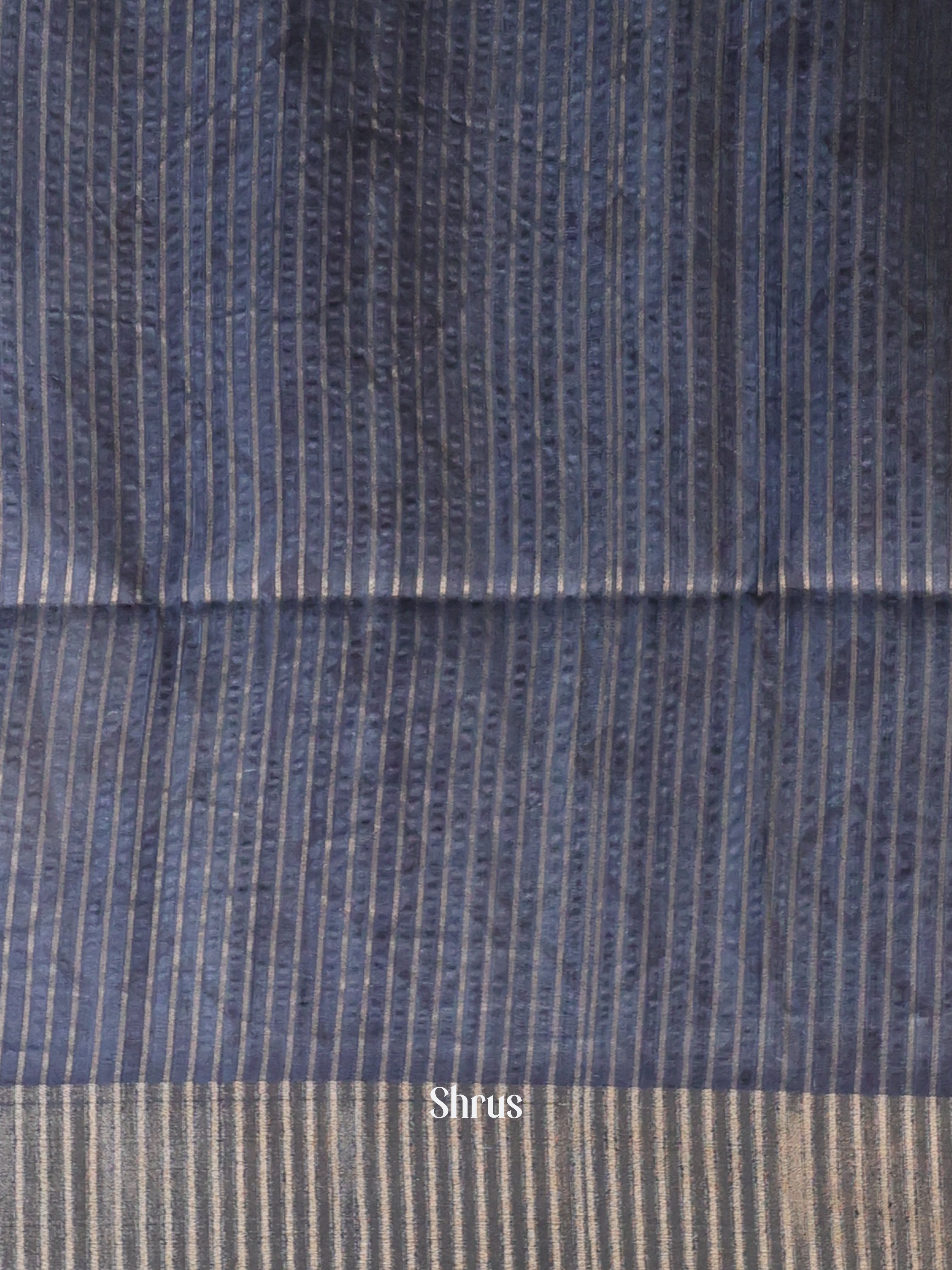 Blue - Moonga Saree - Shop on Shrus.com