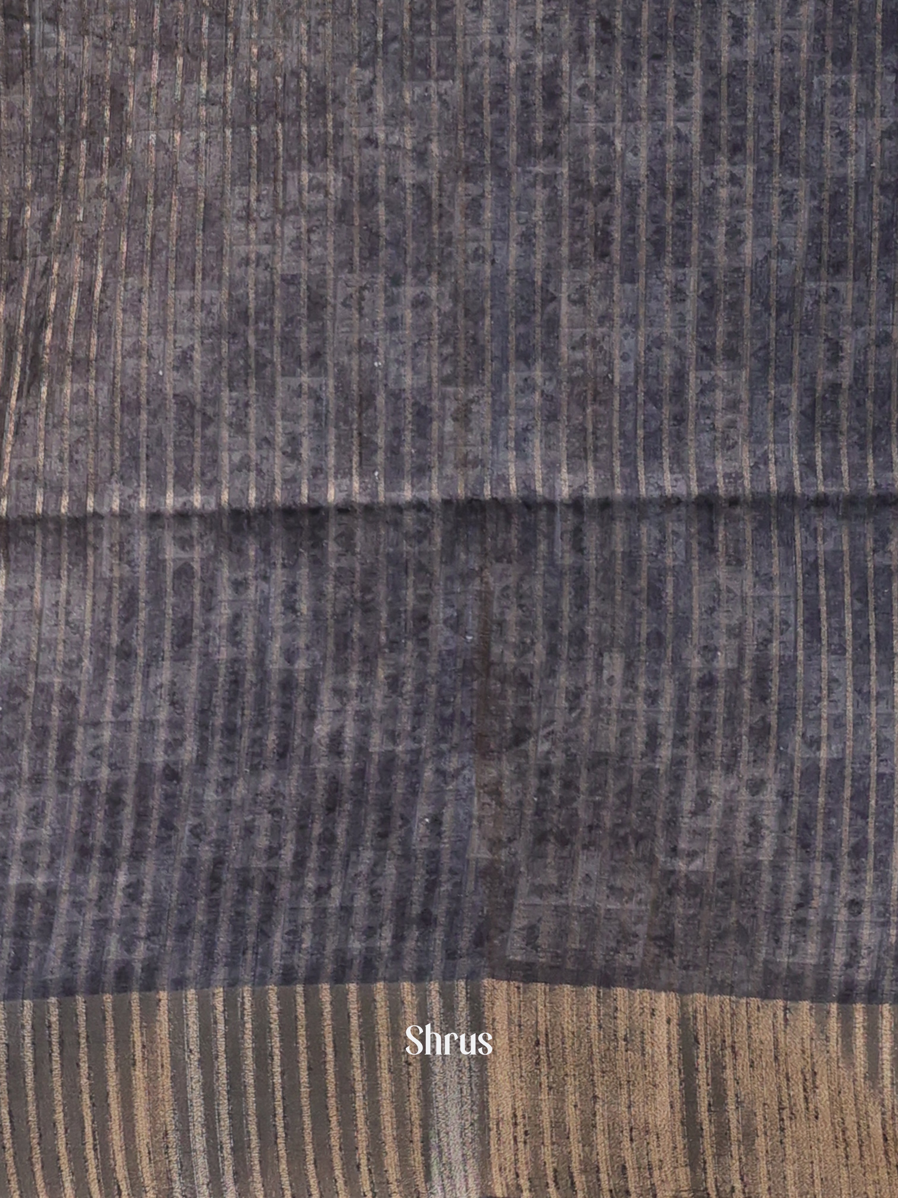 Black - Moonga Saree - Shop on Shrus.com