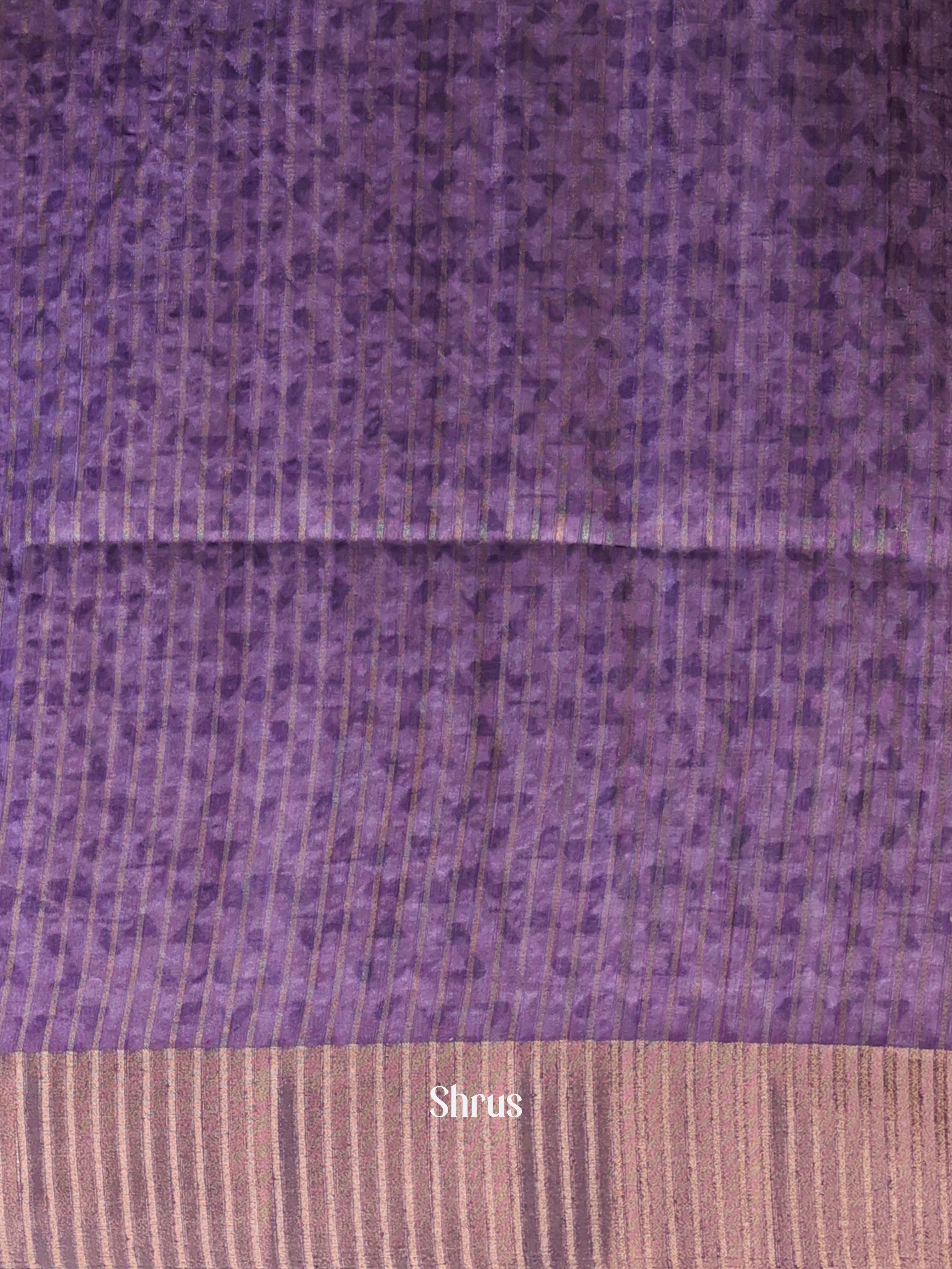Purple - Moonga Saree - Shop on Shrus.com