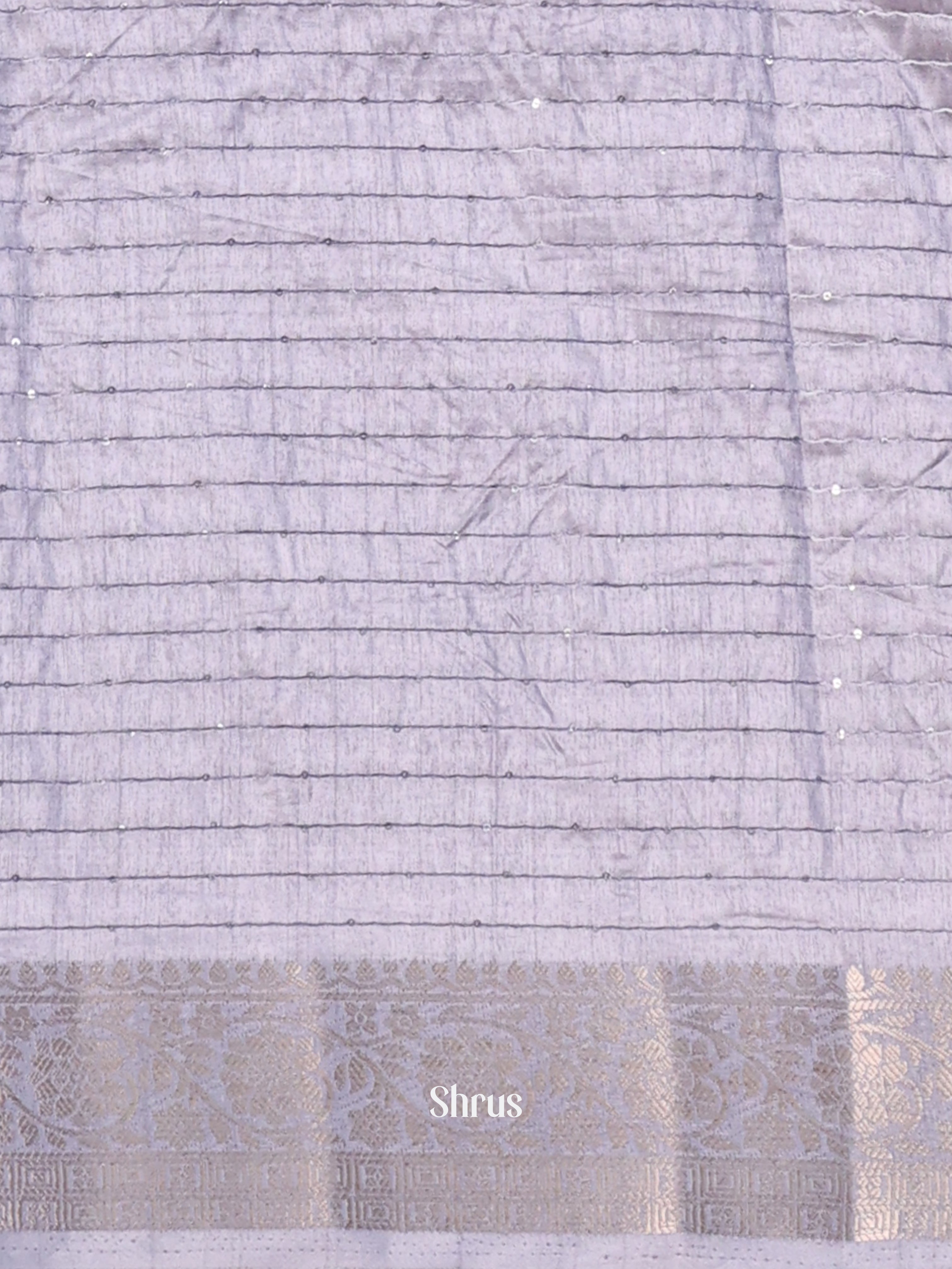Purple - Semi Tussar Saree - Shop on Shrus.com
