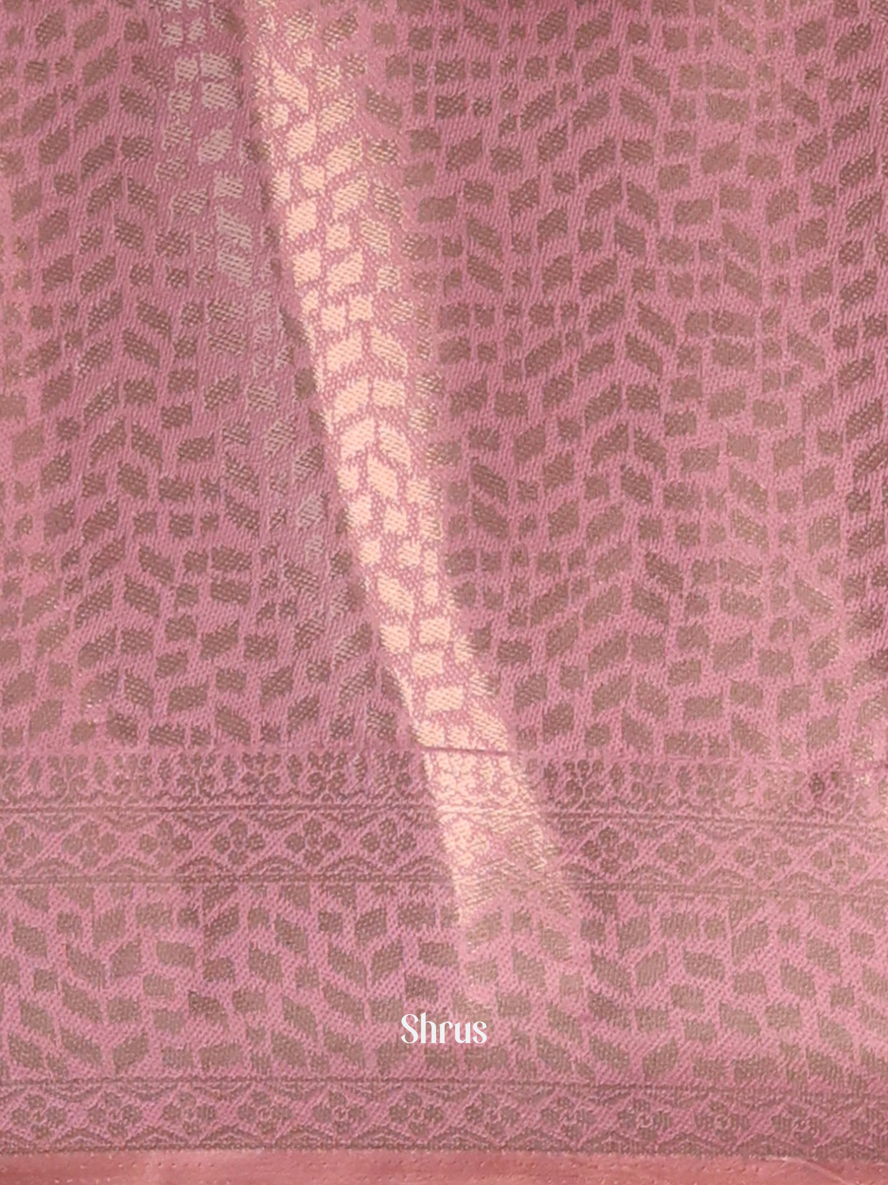 Lavender - Printed chanderi Saree - Shop on Shrus.com