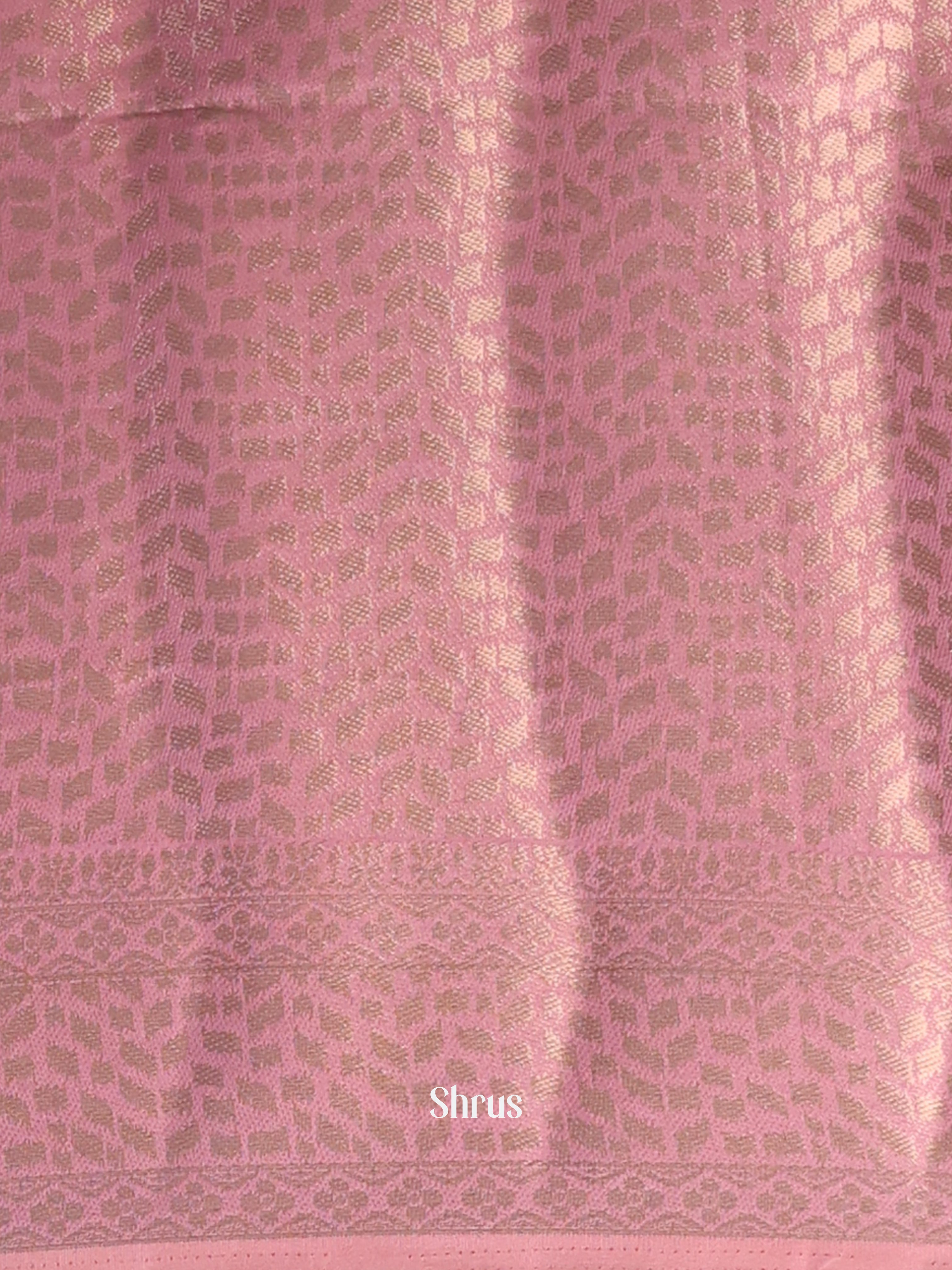 Purple - Printed chanderi Saree - Shop on Shrus.com
