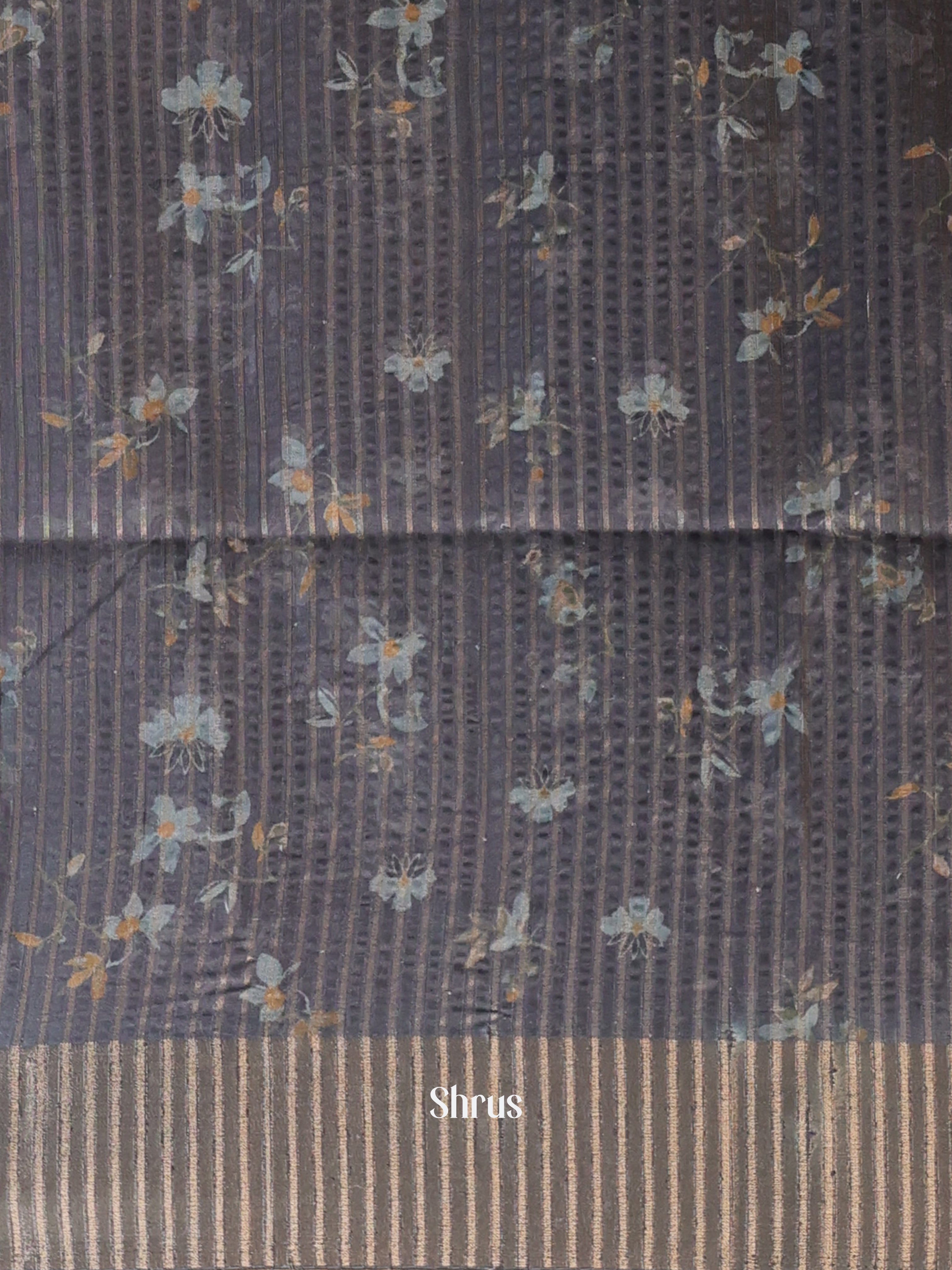 Black - Moonga Saree - Shop on Shrus.com