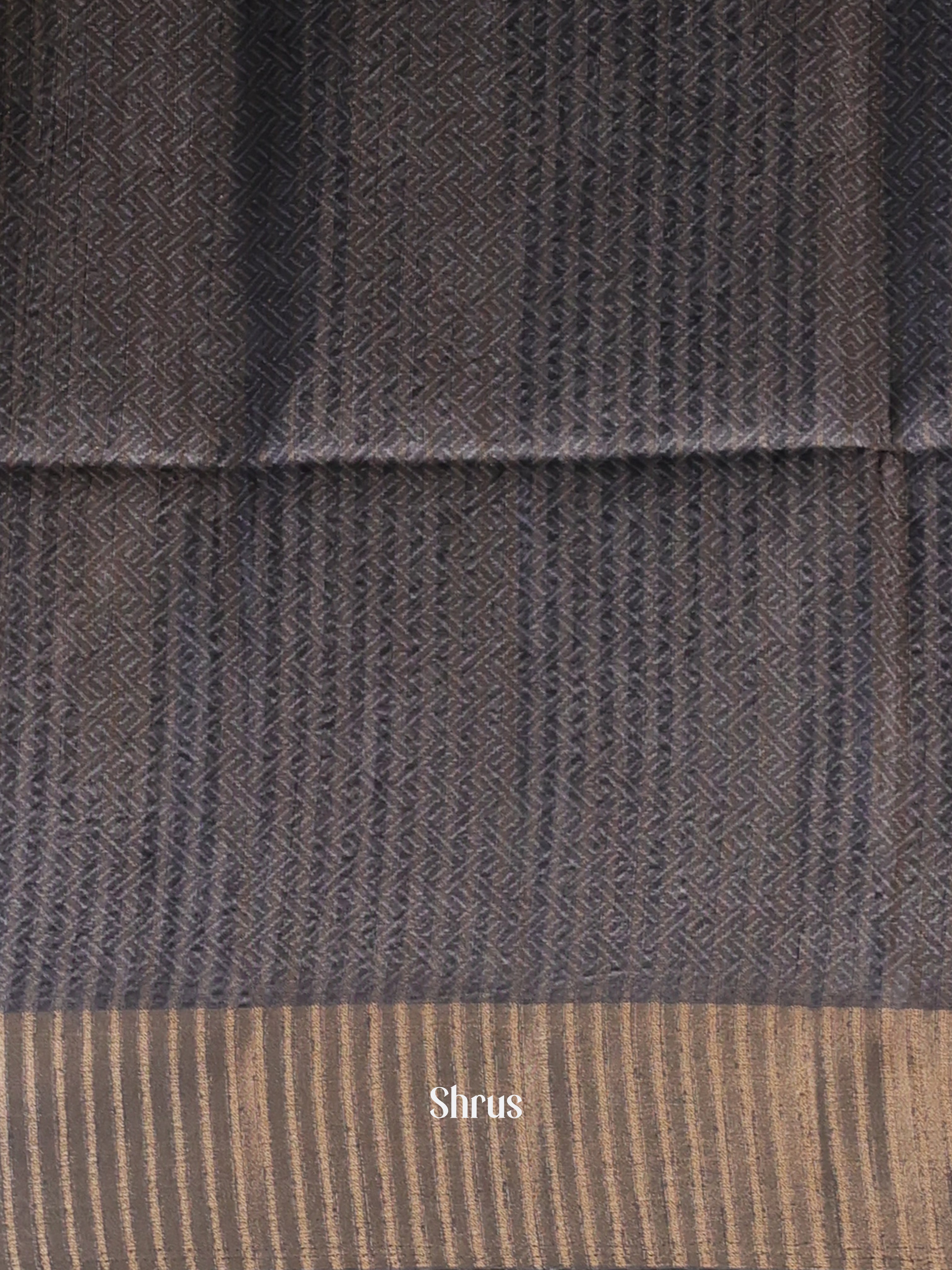 Grey - Moonga Saree - Shop on Shrus.com